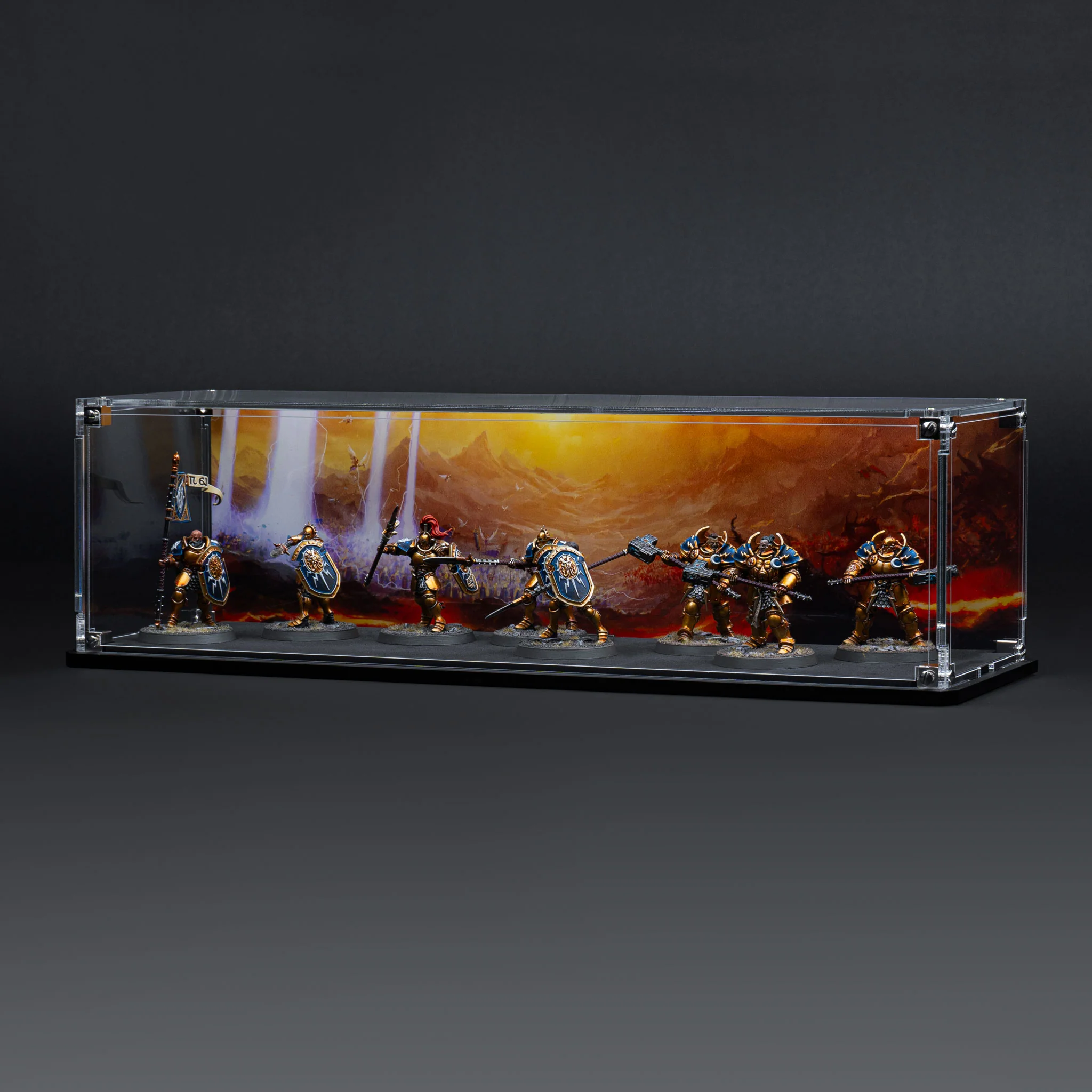 Display Case for Warhammer® Squad with Eternal Conflict Background - Image 19