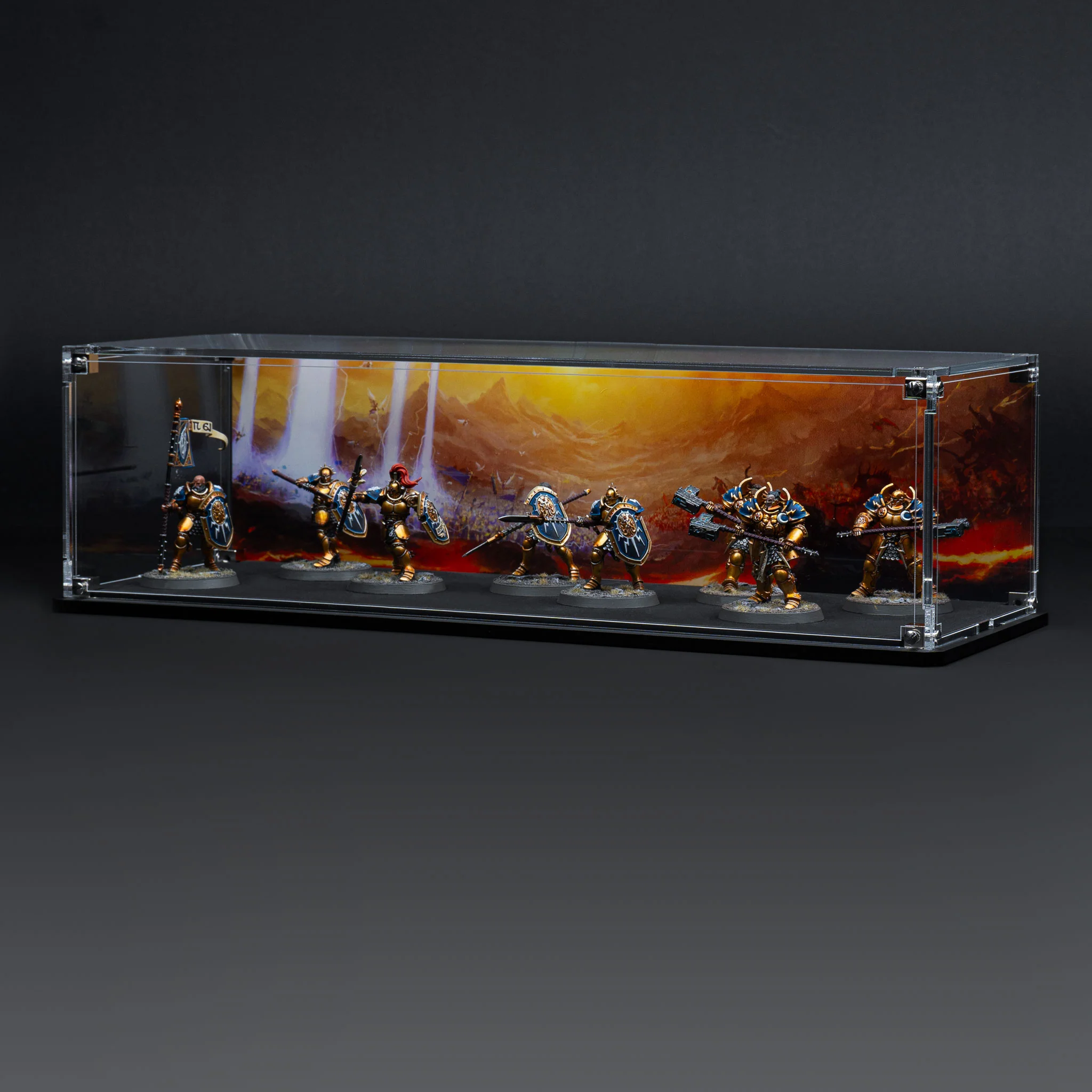 Display Case for Warhammer® Squad with Eternal Conflict Background - Image 20