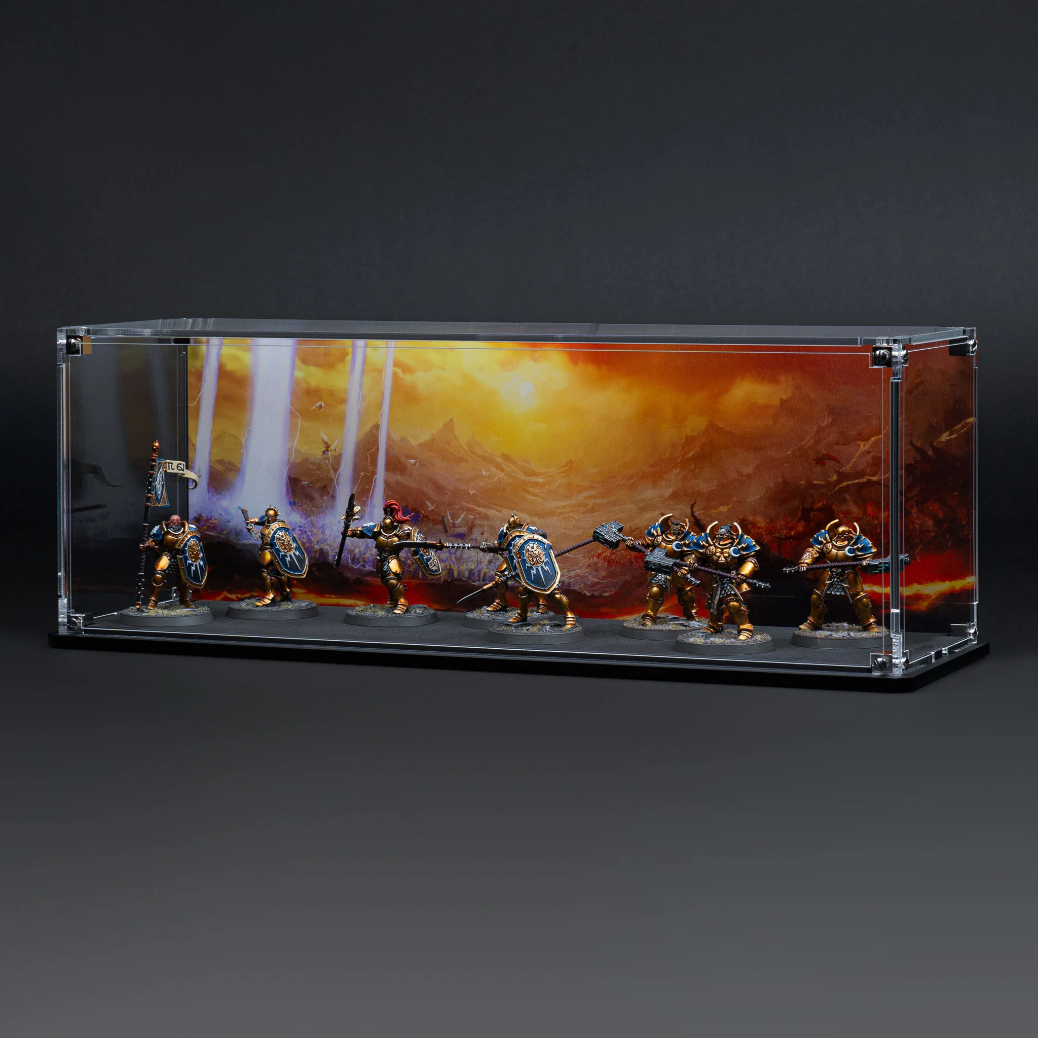 Display Case for Warhammer® Squad with Eternal Conflict Background - Image 21