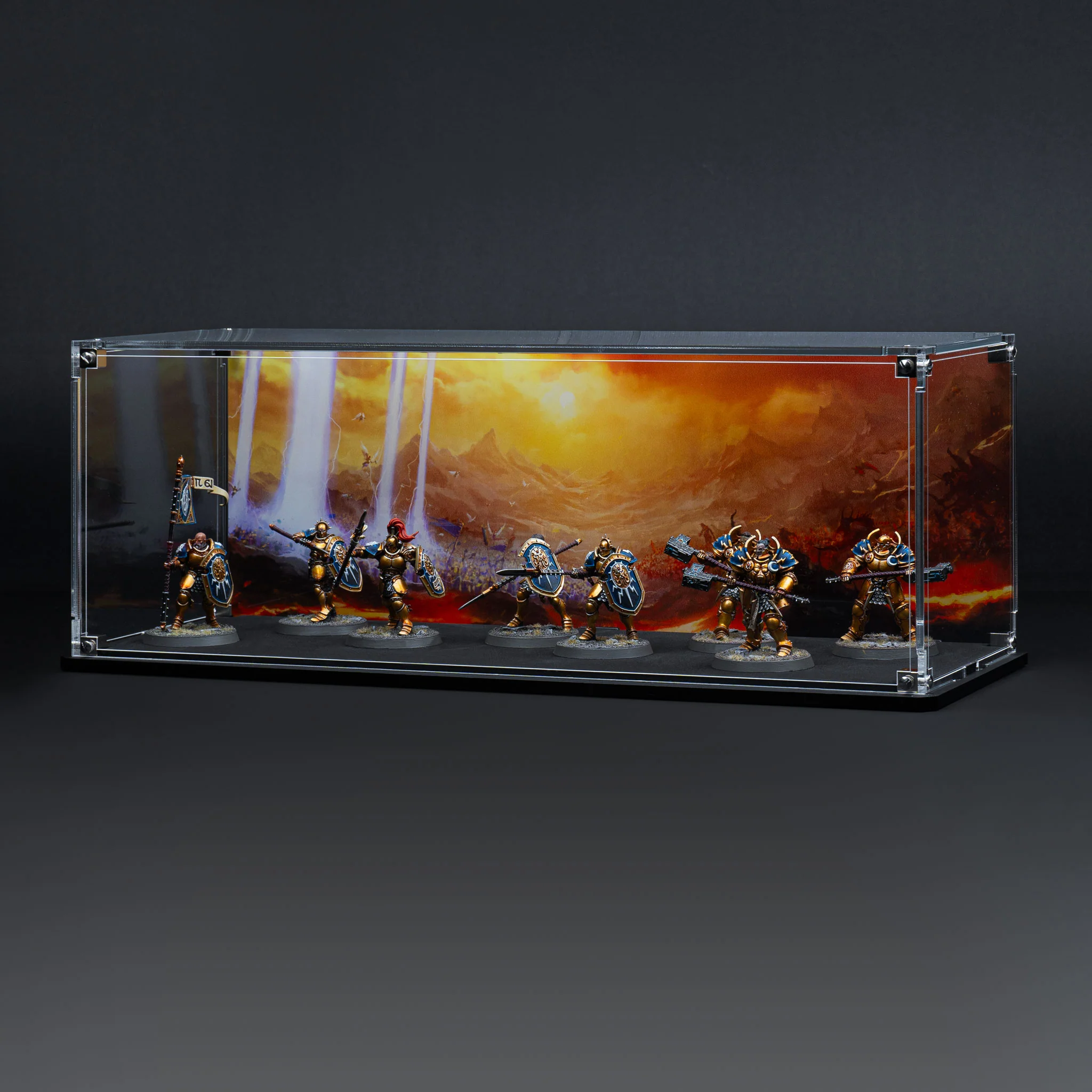 Display Case for Warhammer® Squad with Eternal Conflict Background - Image 22