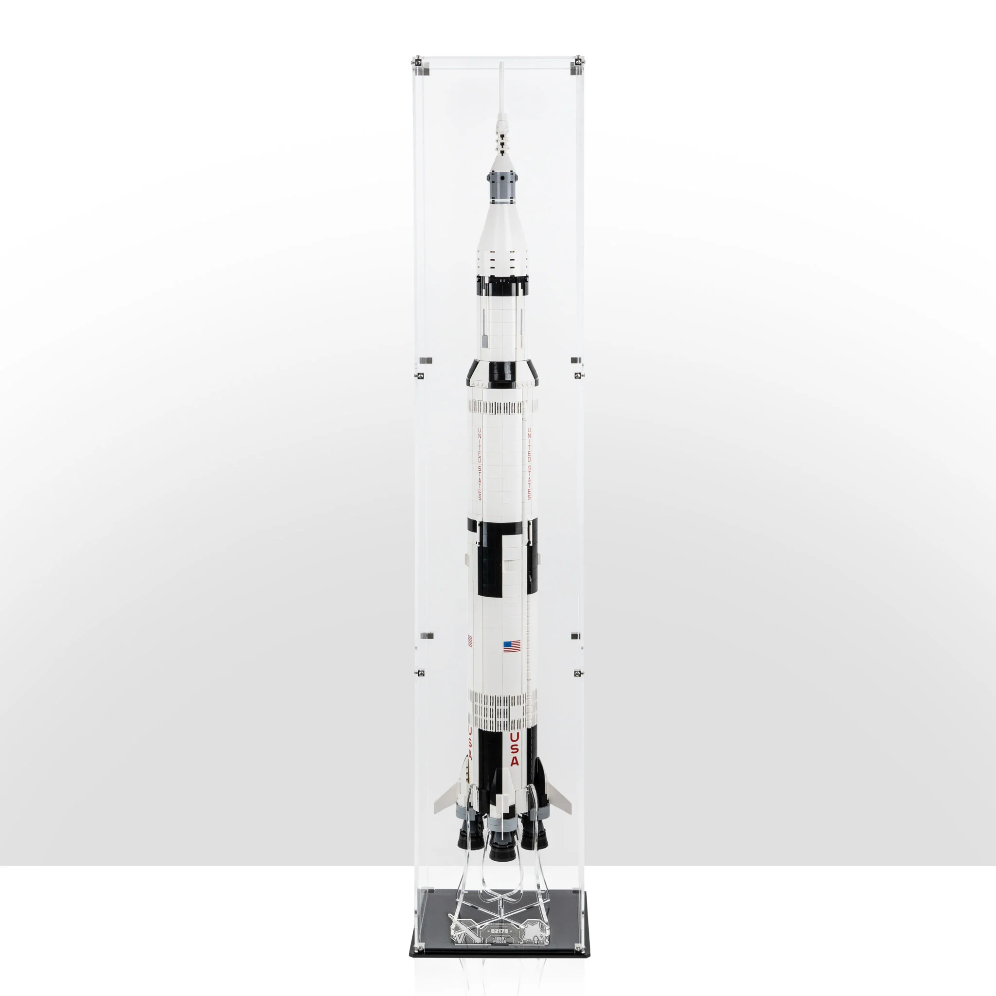 Display Case (vertical) for LEGO® Ideas: NASA Apollo Saturn V (92176) - Image 5