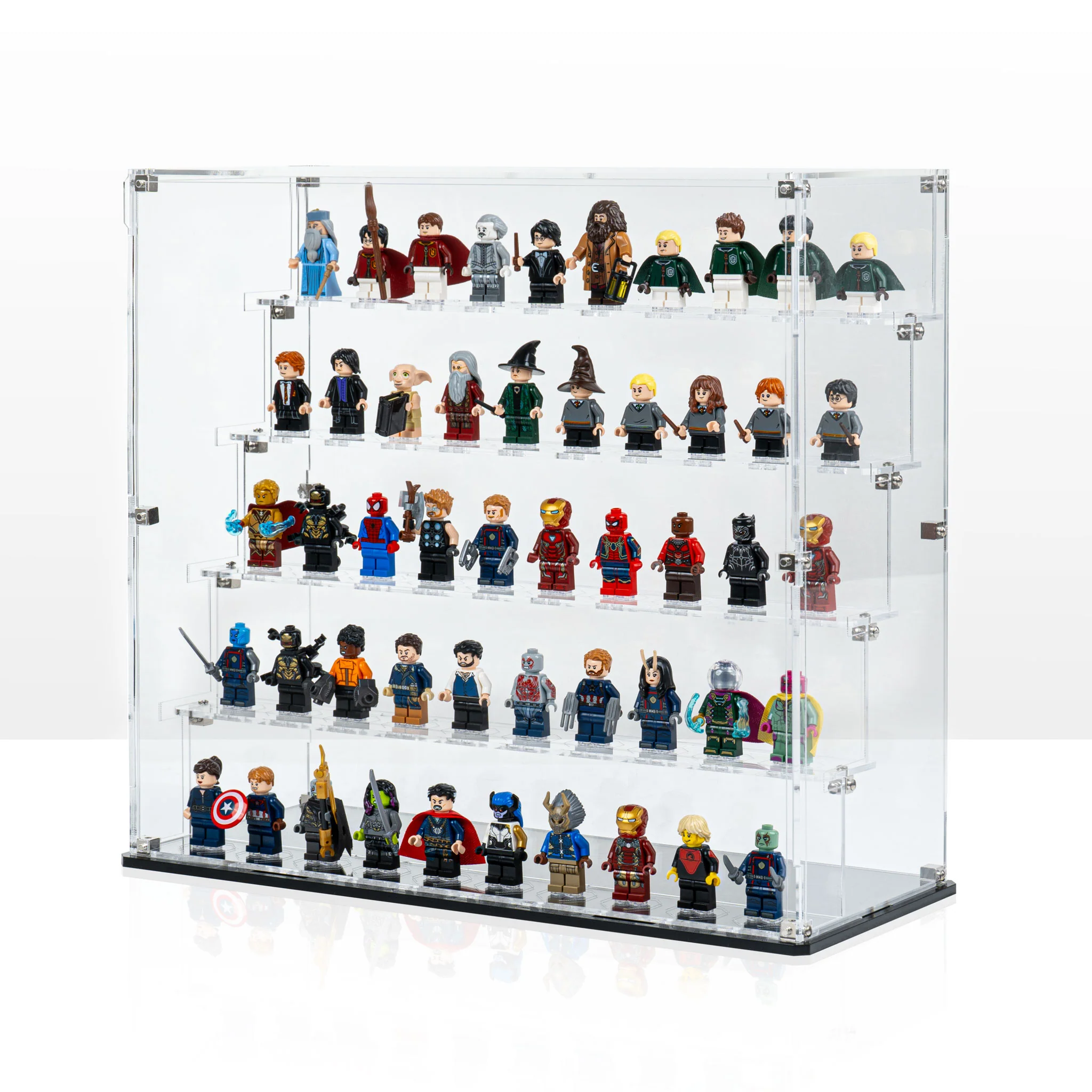 Display Case with Podiums for LEGO® Minifigures - Image 3