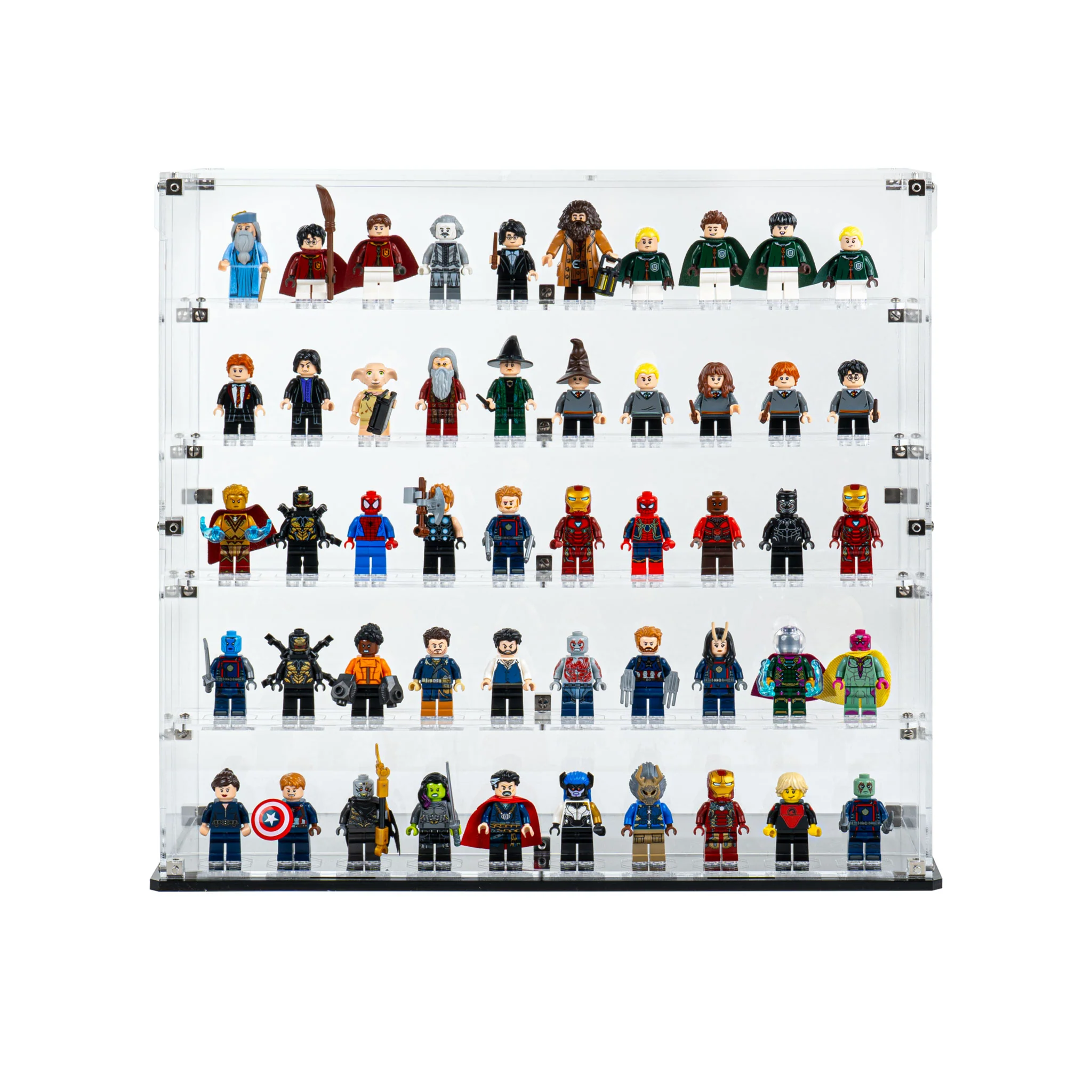Display Case with Podiums for LEGO® Minifigures - Image 4
