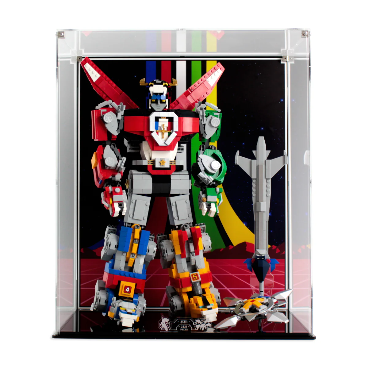 Display Case for LEGO® Ideas: Voltron (21311) - Image 2