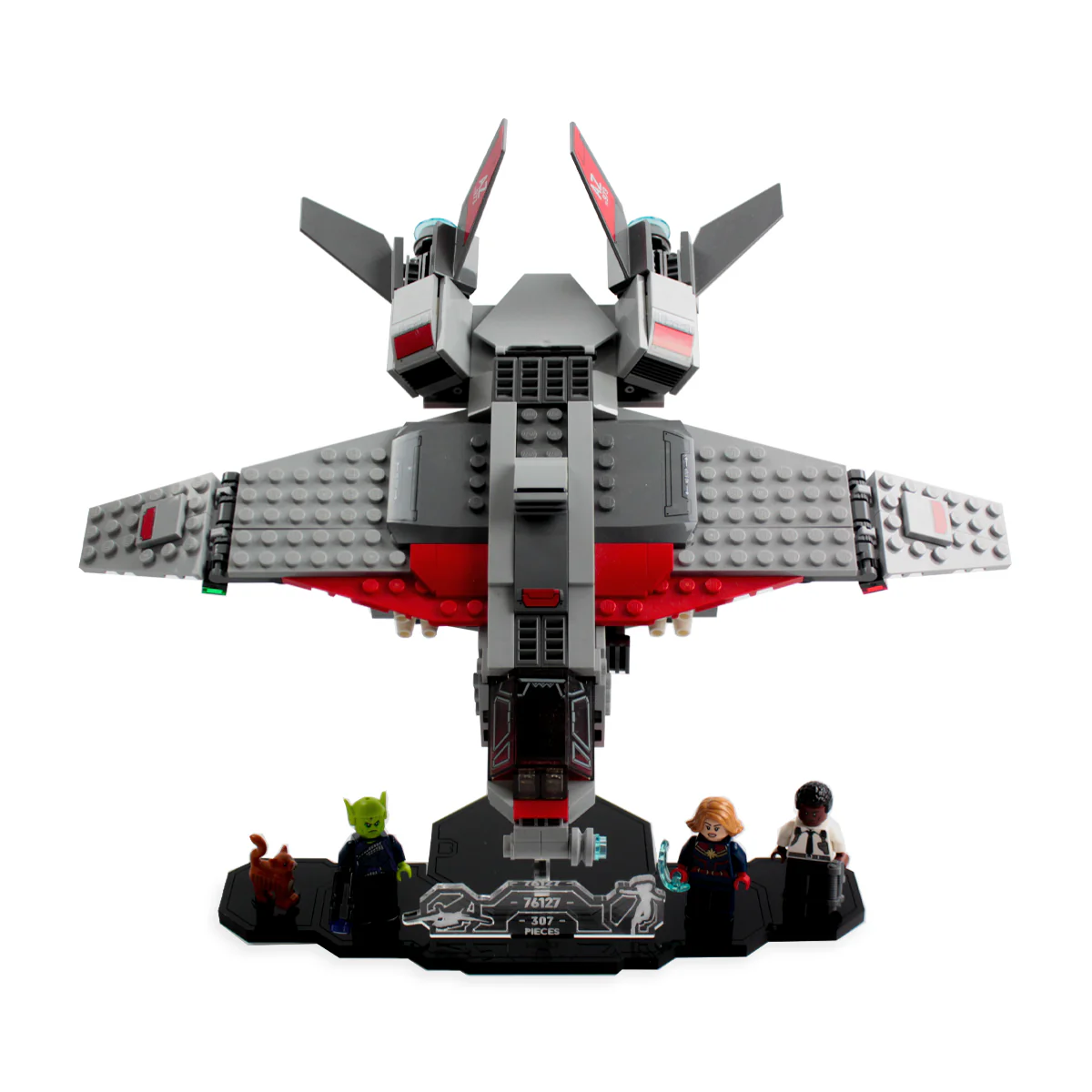 Display Stand for LEGO® Marvel: Captain Marvel and the Skrull Attack (76127)