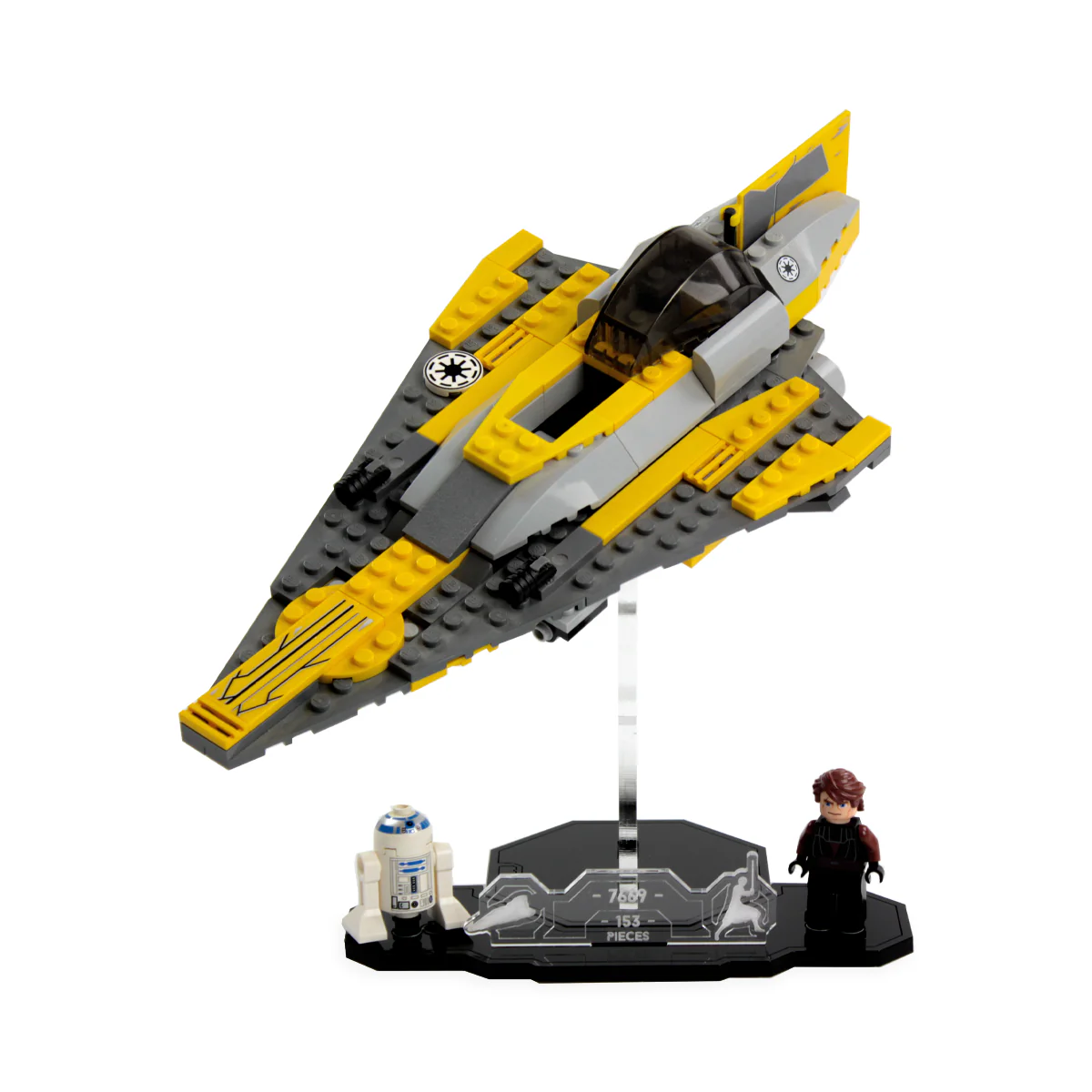 Display Stand for LEGO® Star Wars™ Anakin's Jedi Starfighter (7669)