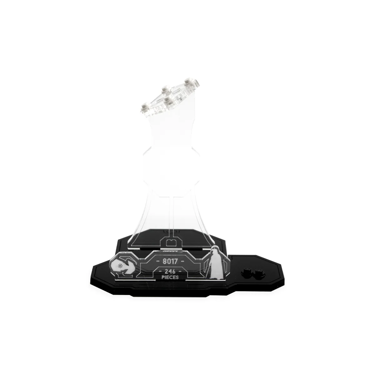 Display Stand for LEGO® Star Wars™ Darth Vader's TIE Fighter (8017) - Image 3