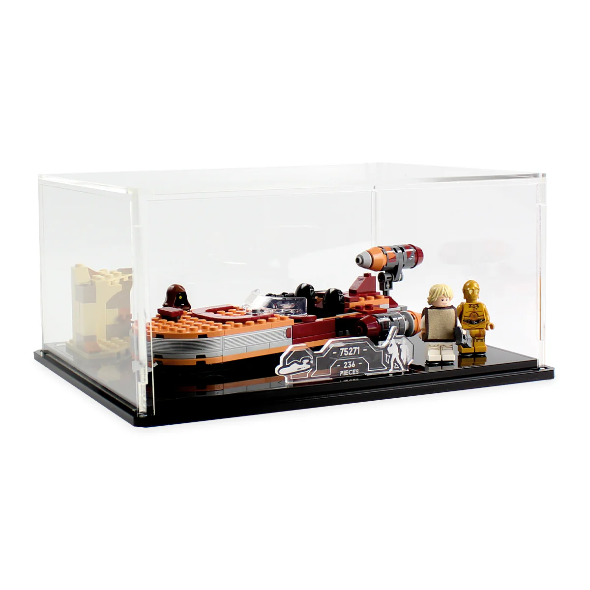 Display Case for LEGO® Star Wars™ Luke's Landspeeder (75271) - Image 7