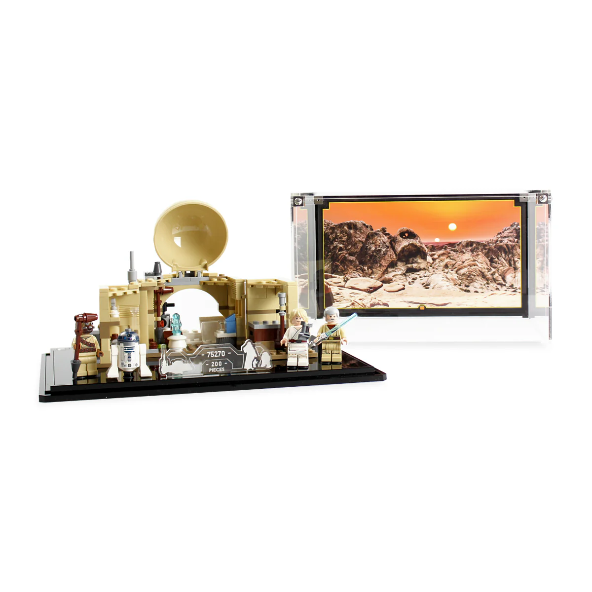 Display Case for LEGO® Star Wars™ Obi-Wan's Hut (75270) - Image 6