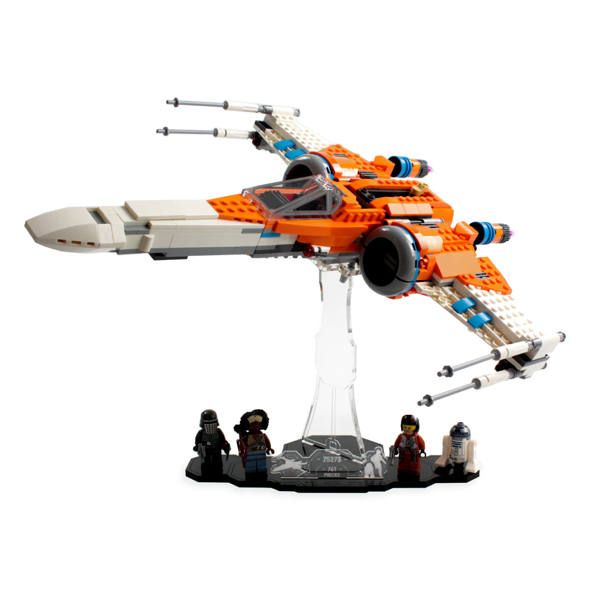 Display Stand for LEGO® Star Wars™ Poe Dameron's X-Wing Fighter (75273)