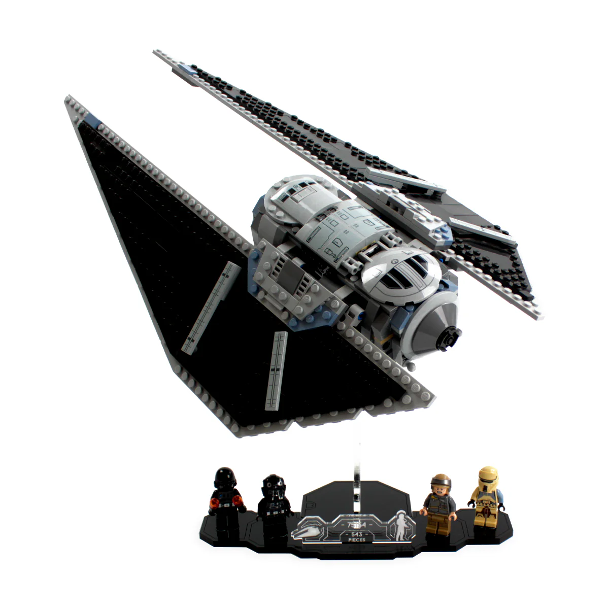 Display Stand for LEGO® Star Wars™ TIE Striker (75154)