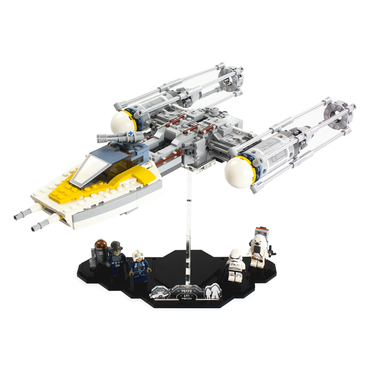 Display Stand for LEGO® Star Wars™ Y-Wing (75172) - Image 2