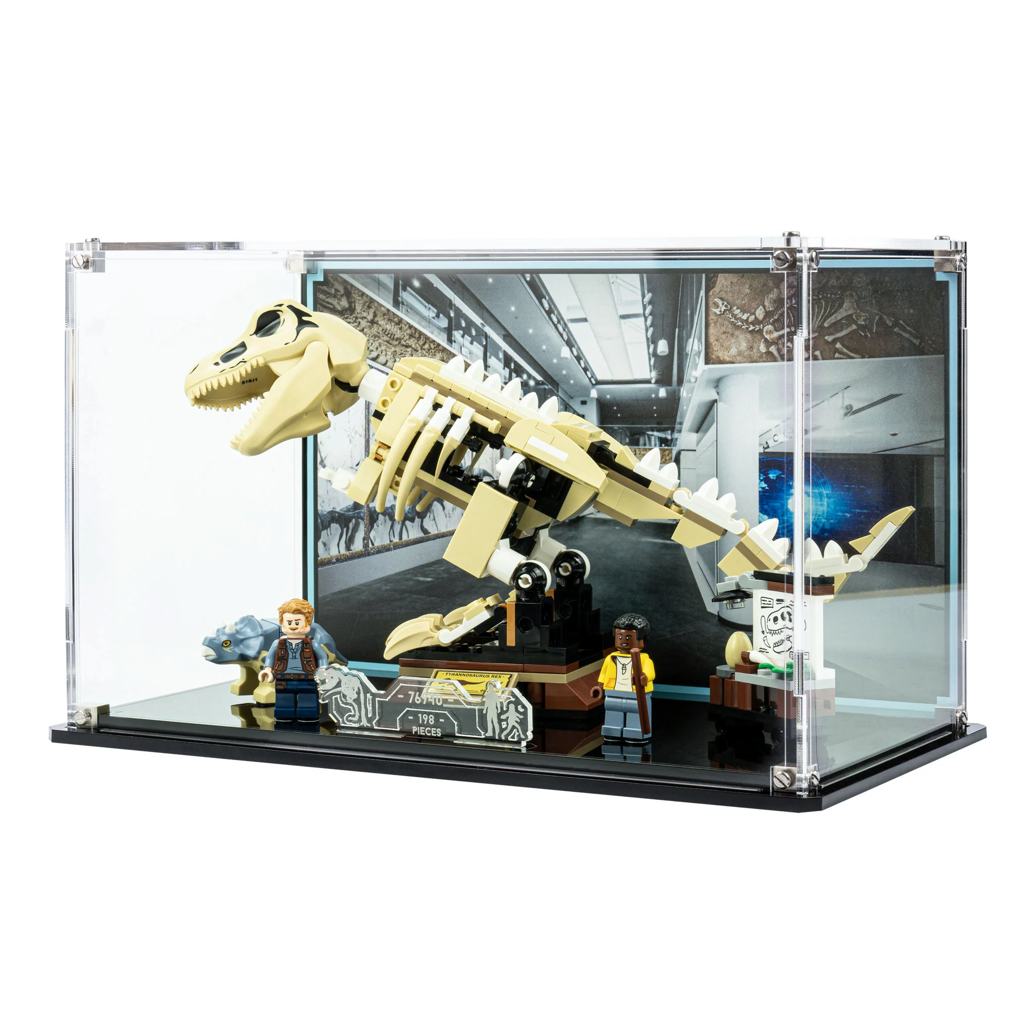 Display Case for LEGO® T. rex Dinosaur Fossil Exhibition (76940) - Image 2