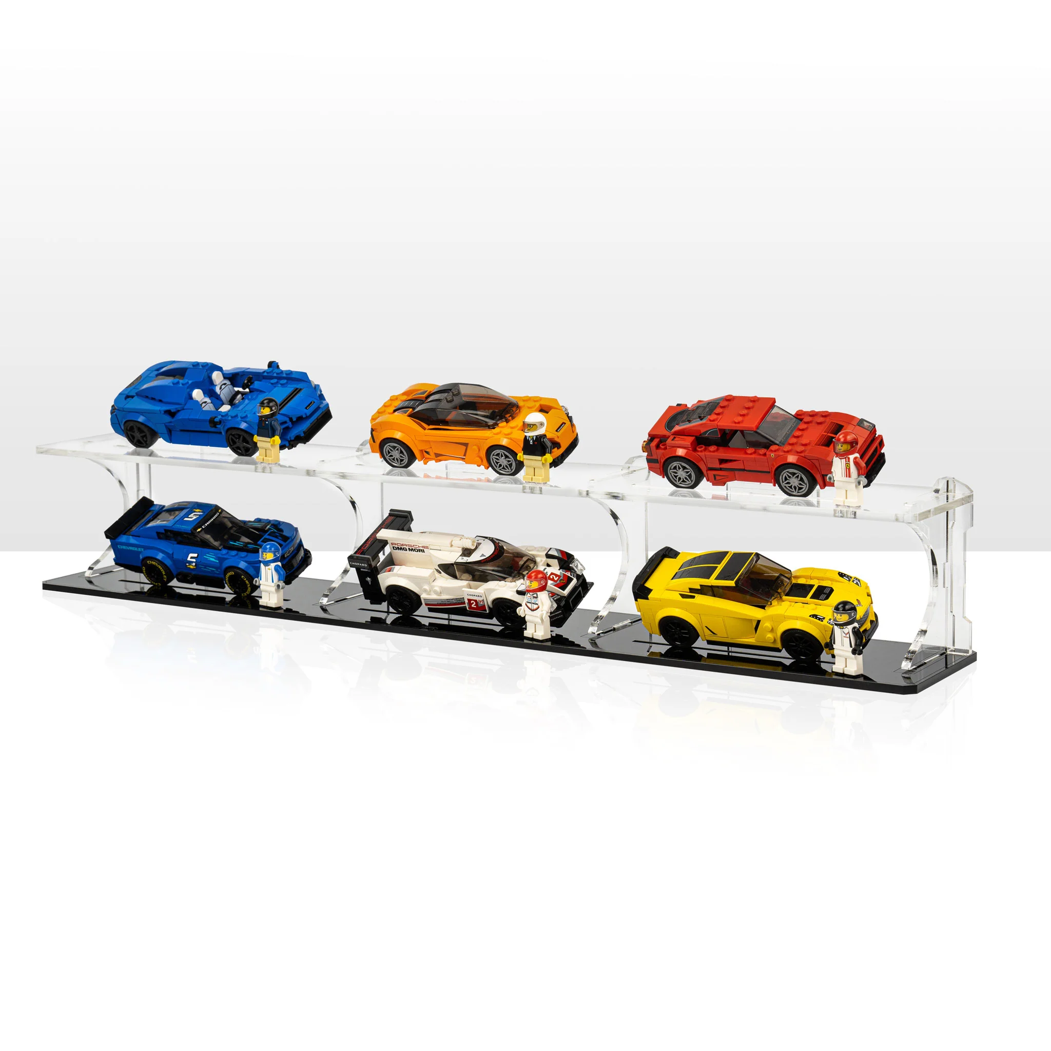 Display Stand for 6x LEGO® Speed Champions Cars (2x3)