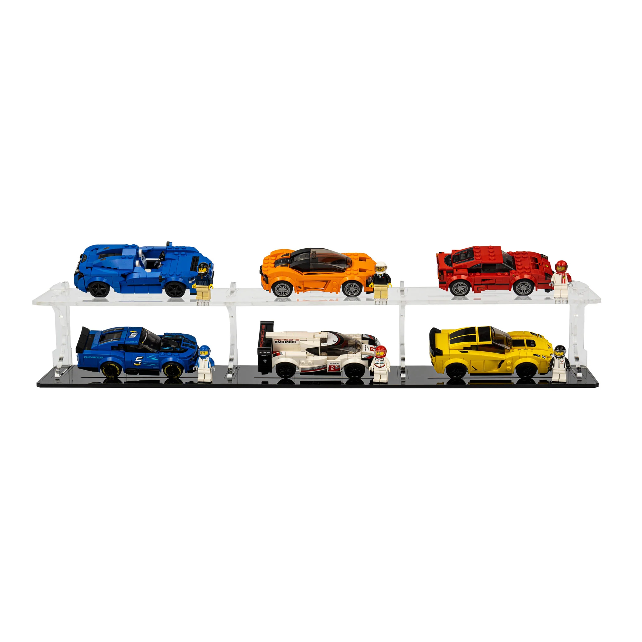 Display Stand for 6x LEGO® Speed Champions Cars (2x3) - Image 2