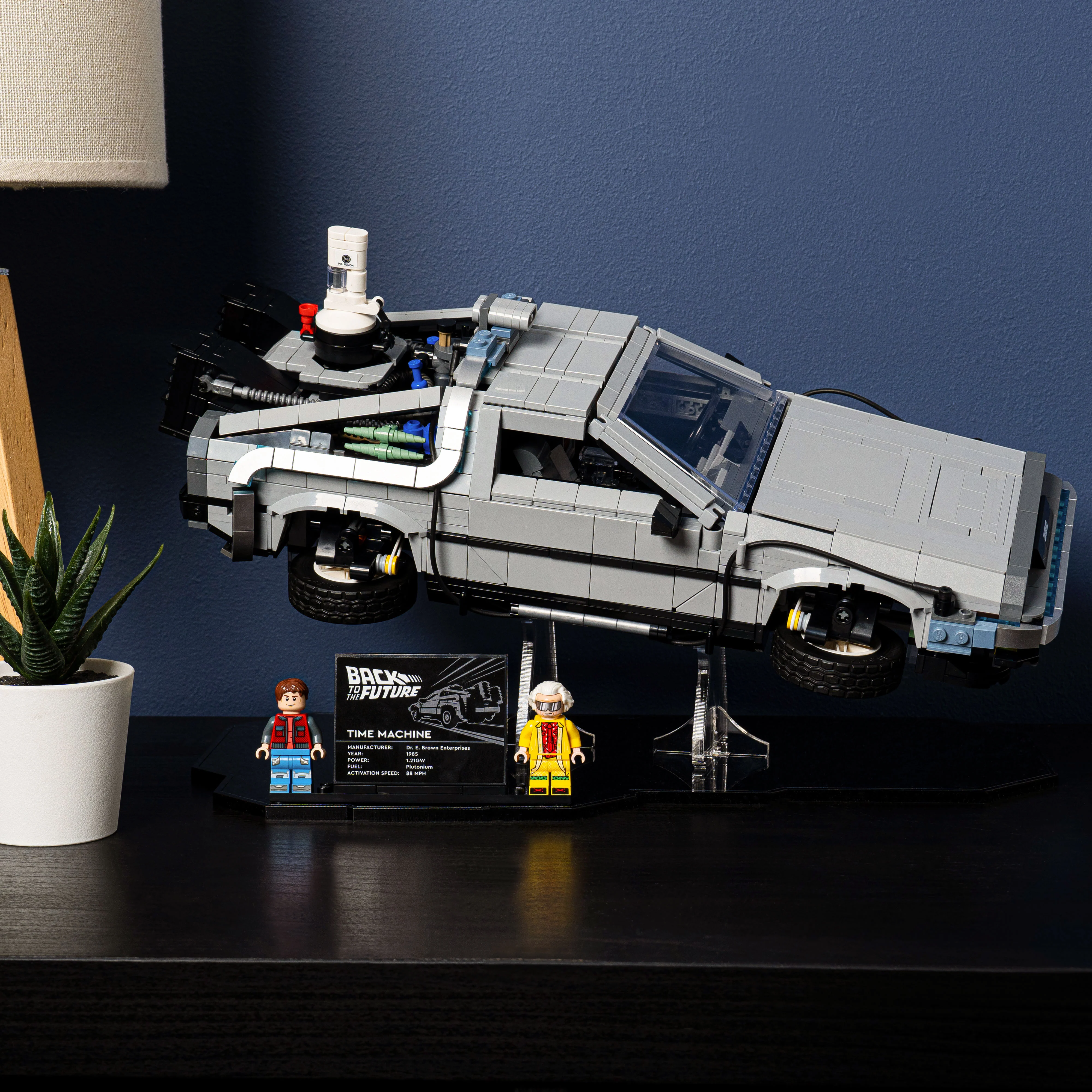 Display Stand for LEGO® Back to the Future Time Machine (10300) - Image 11