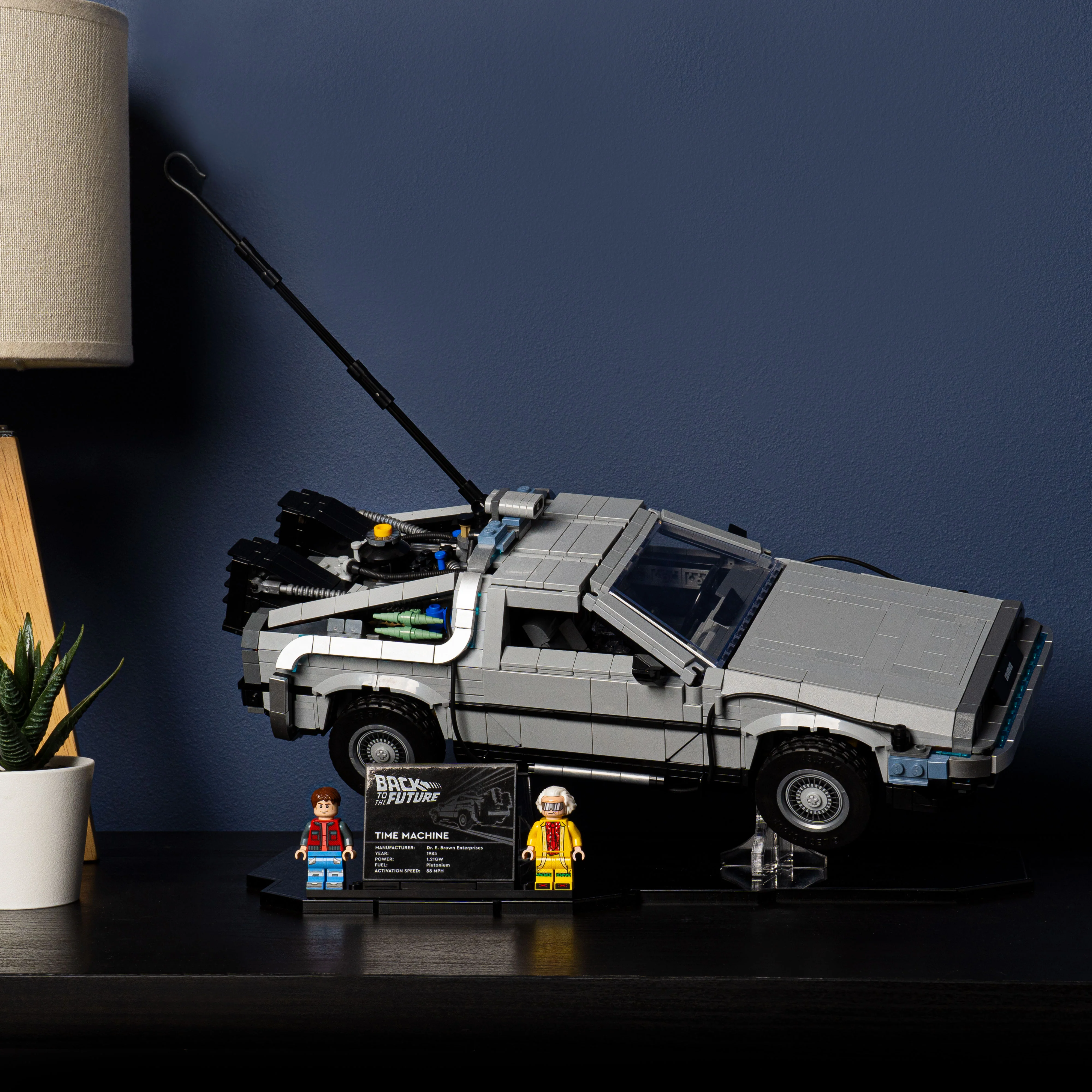 Display Stand for LEGO® Back to the Future Time Machine (10300) - Image 12