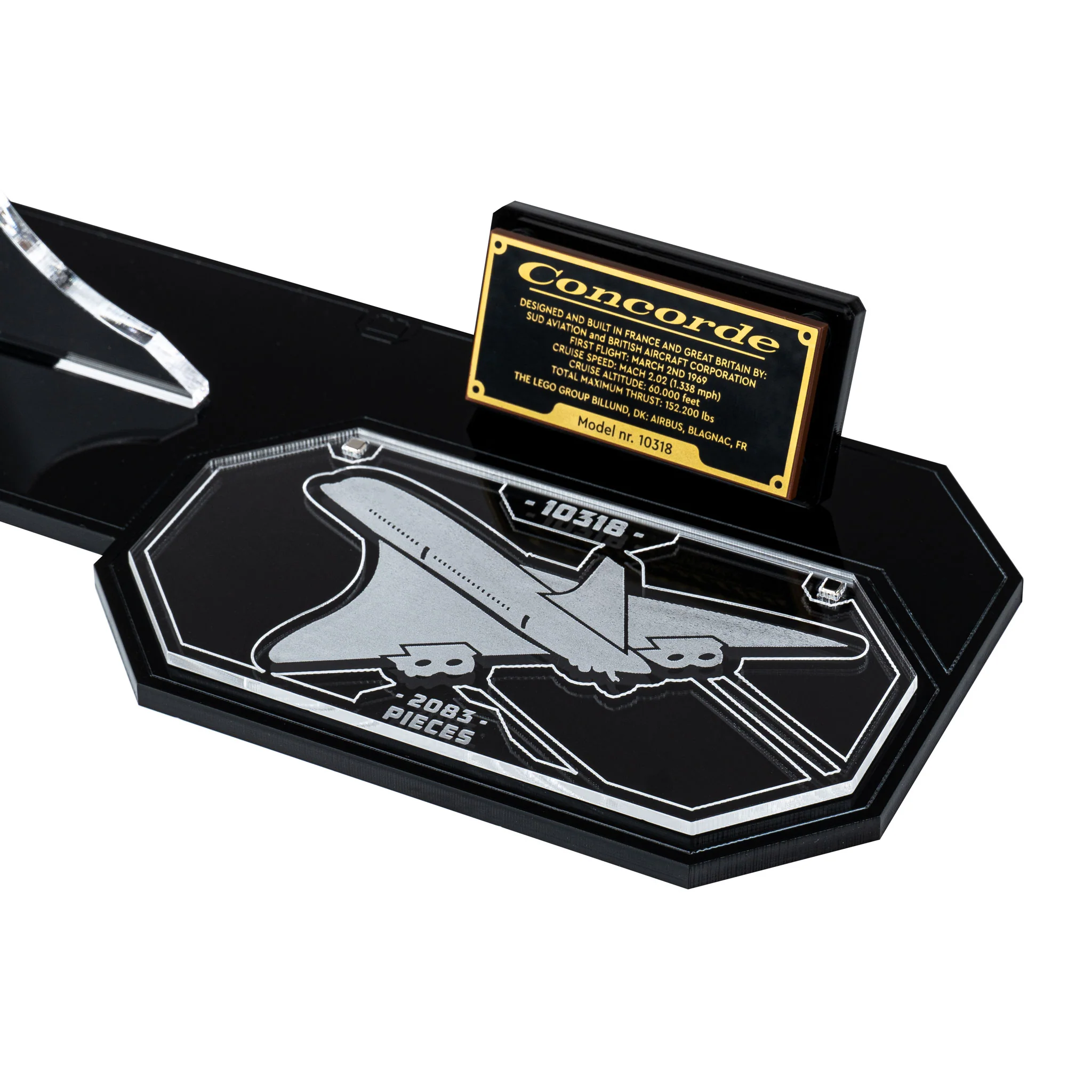 Display Stand for LEGO® Icons: Concorde (10318) - Image 9