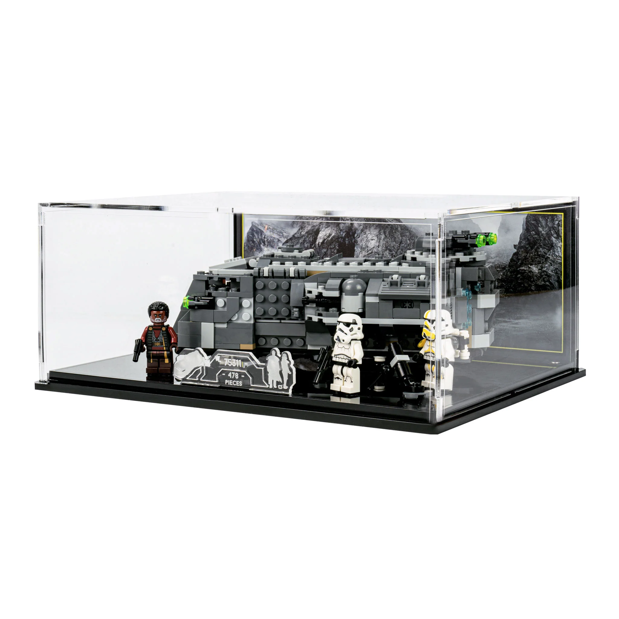 Display Case for LEGO® Star Wars™ Imperial Armoured Marauder (75311) - Image 2