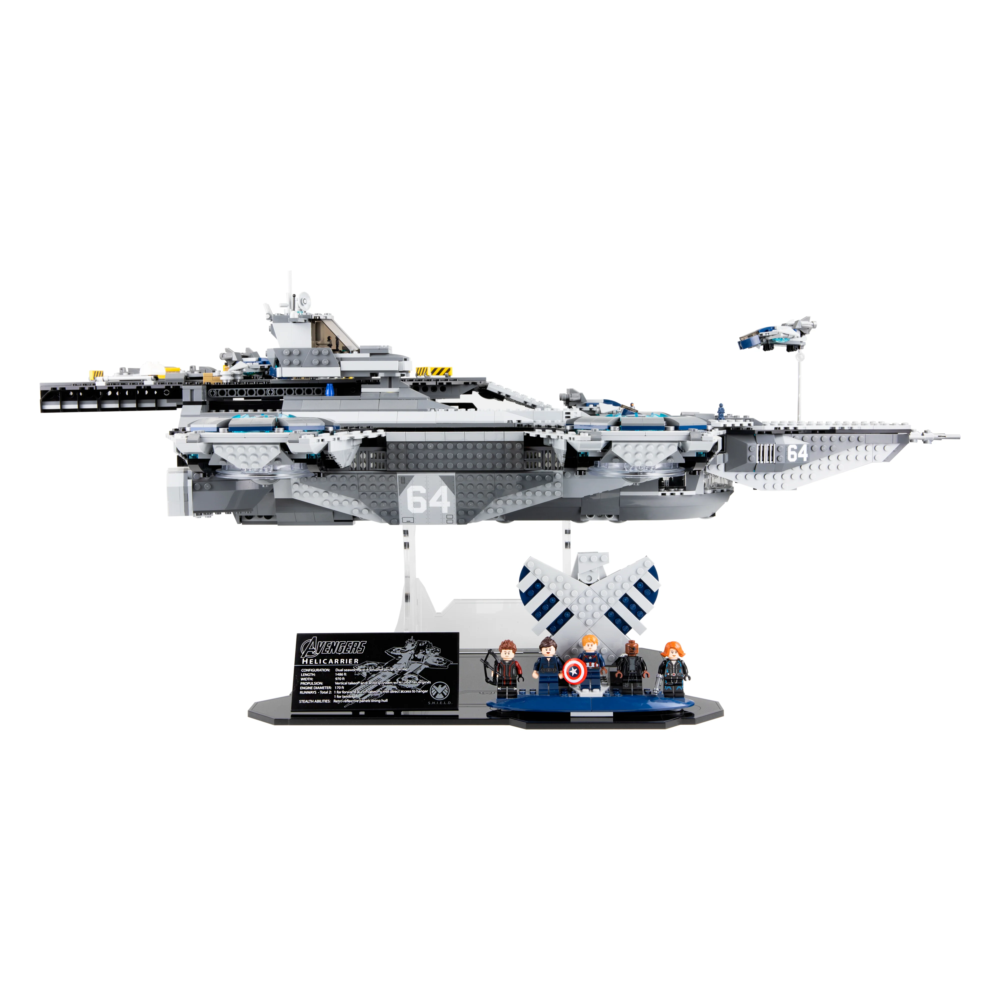 Display Stand for LEGO® Marvel: The Shield Helicarrier (76042) - Image 7