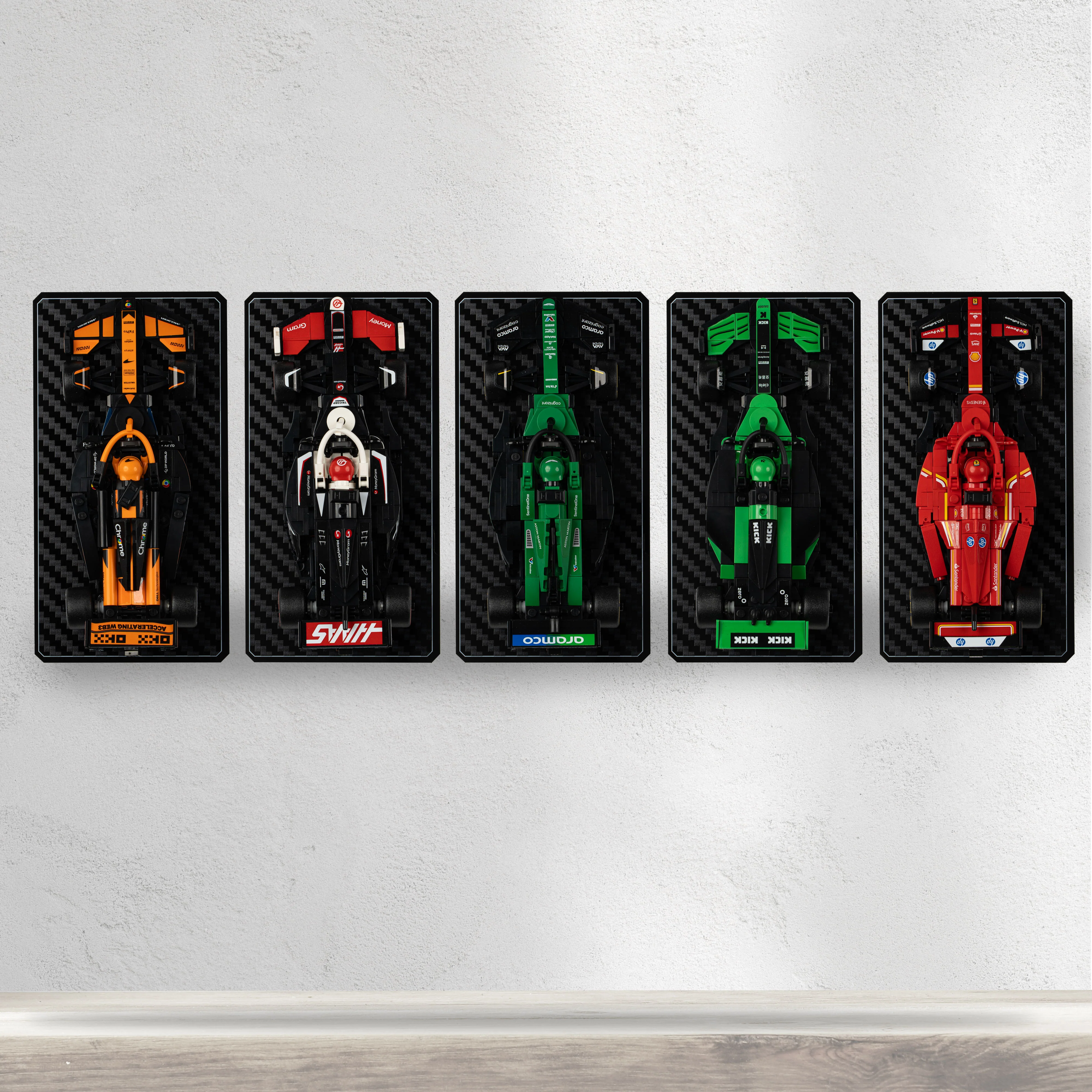 Wall Mountable Display Stand for LEGO® Speed Champions: Formula 1 Range - Image 10