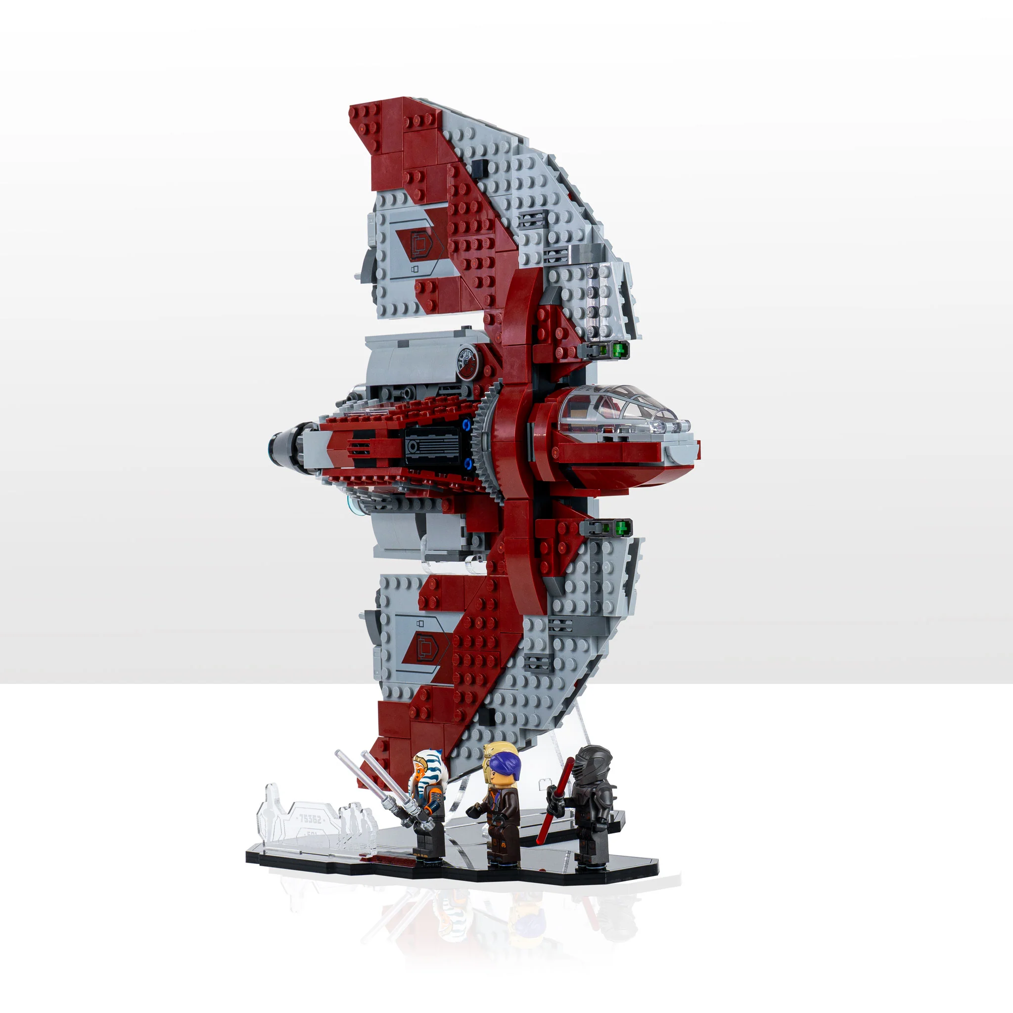 Display Stand for LEGO® Star Wars™ Ahsoka Tano's T-6 Jedi Shuttle (75362)