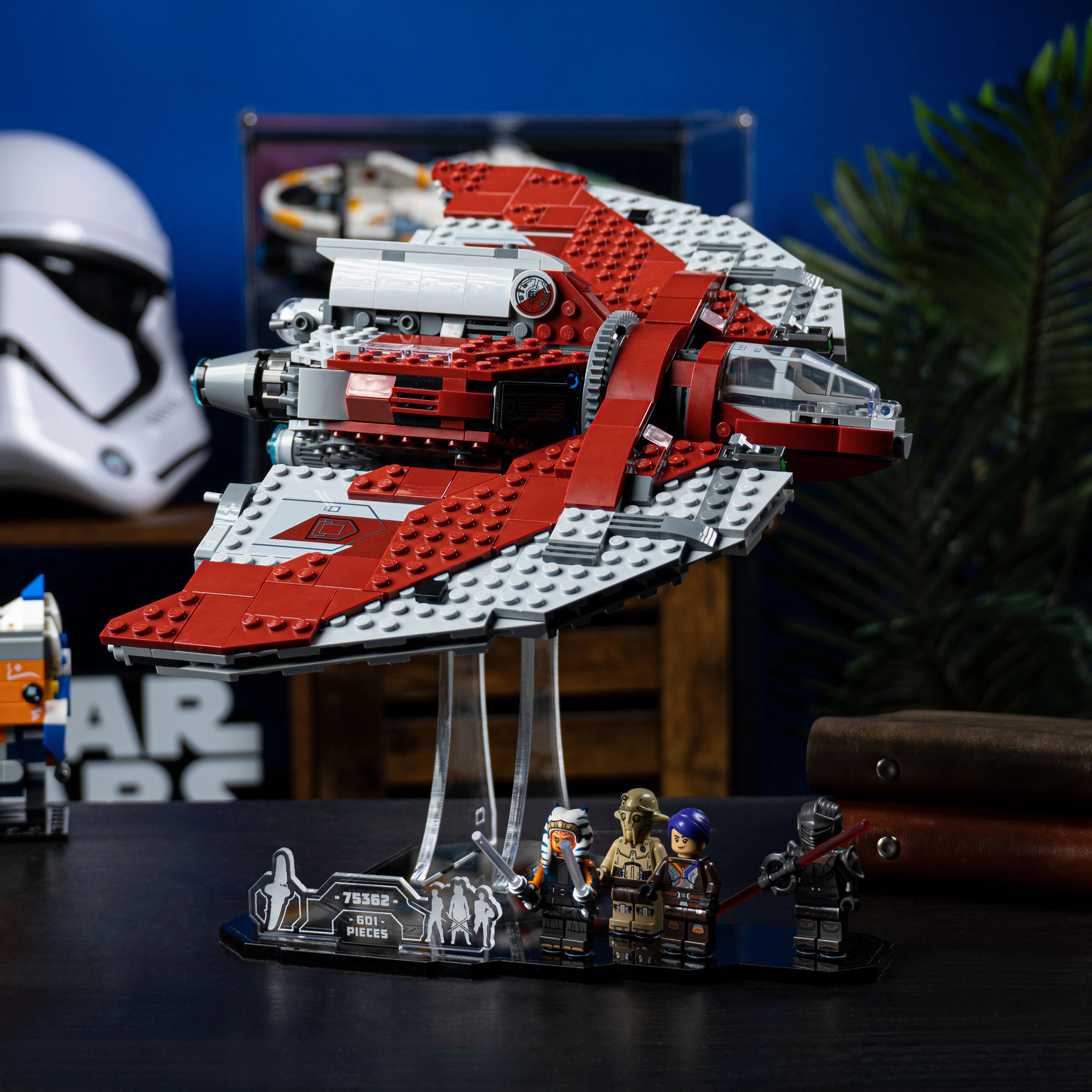 Display Stand for LEGO® Star Wars™ Ahsoka Tano's T-6 Jedi Shuttle (75362) - Image 12