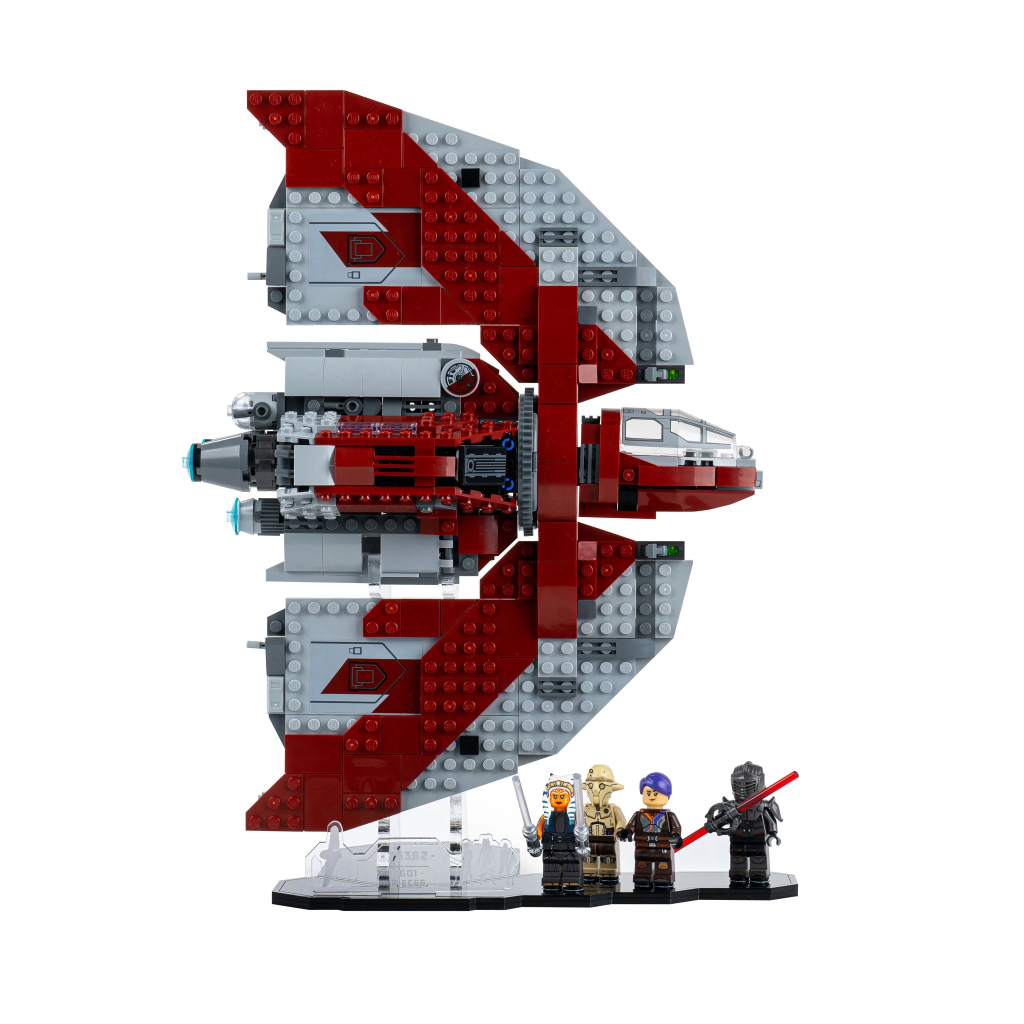 Display Stand for LEGO® Star Wars™ Ahsoka Tano's T-6 Jedi Shuttle (75362) - Image 2