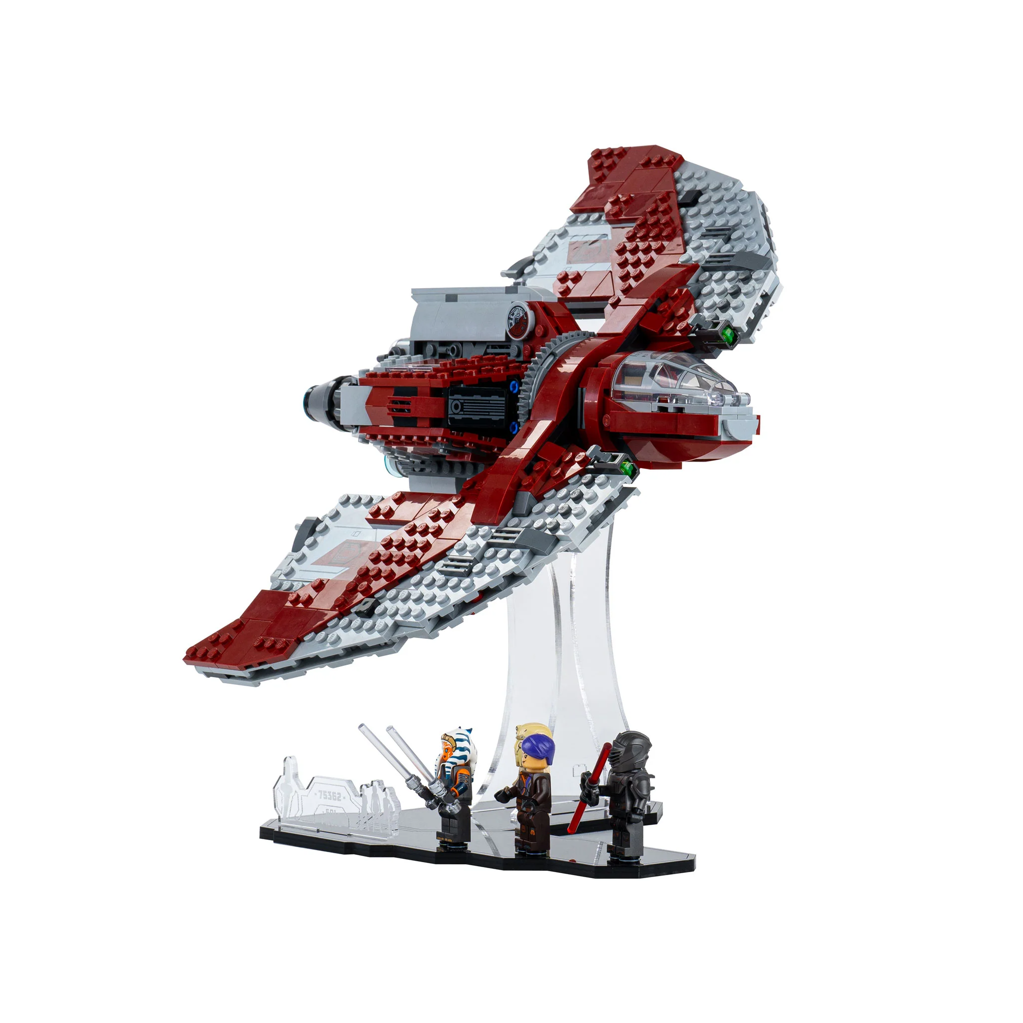 Display Stand for LEGO® Star Wars™ Ahsoka Tano's T-6 Jedi Shuttle (75362) - Image 3