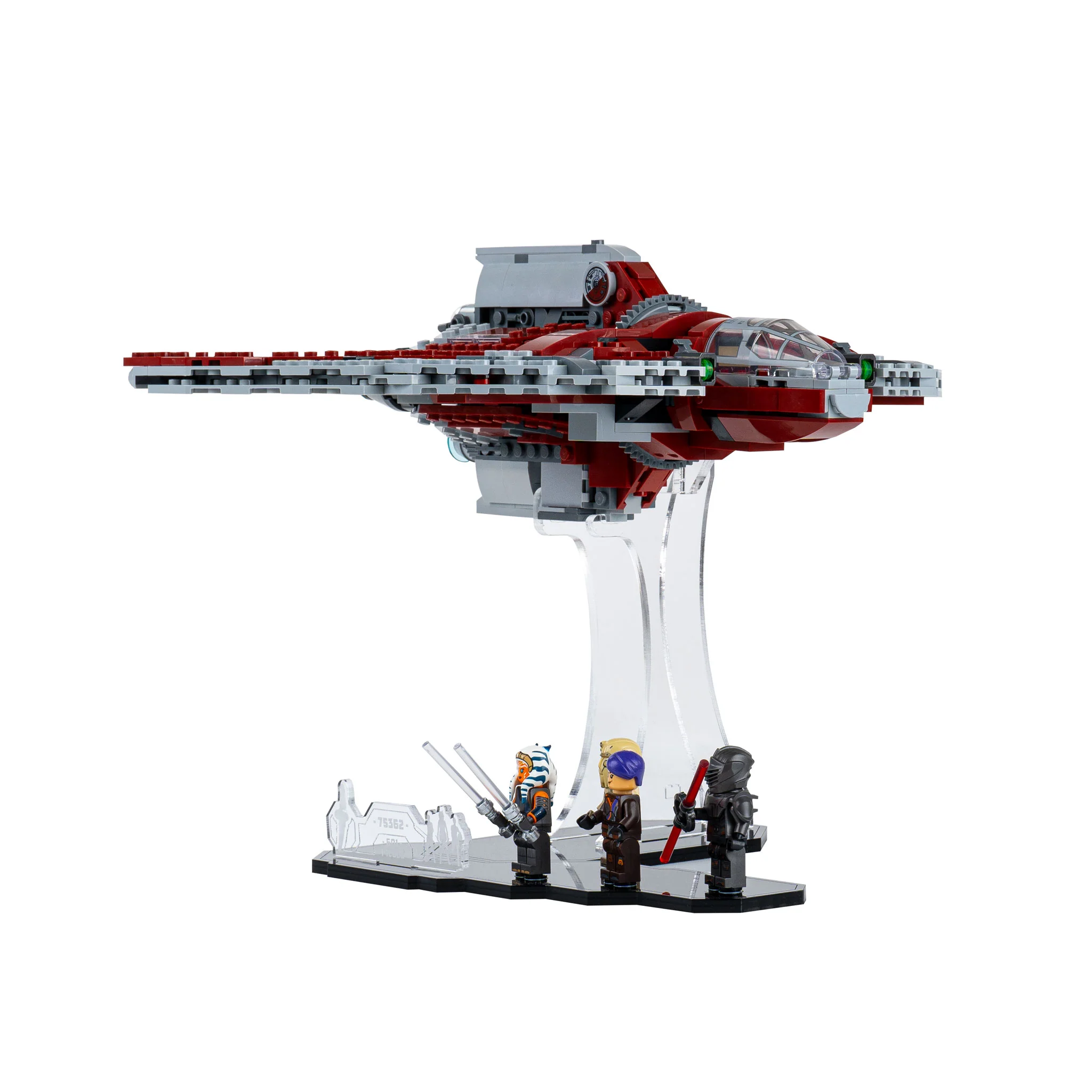 Display Stand for LEGO® Star Wars™ Ahsoka Tano's T-6 Jedi Shuttle (75362) - Image 4