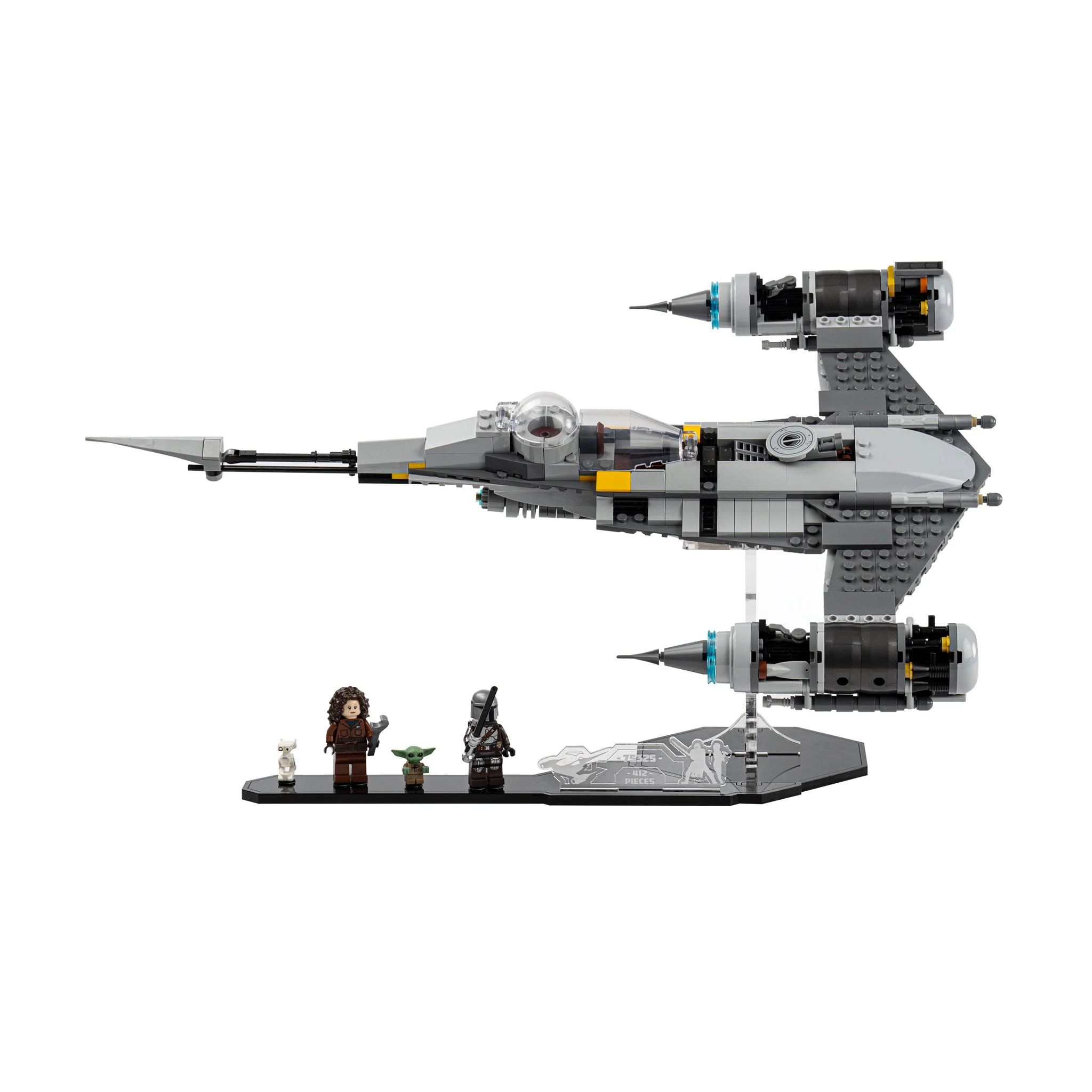 Display Stand for LEGO® Star Wars™ The Mandalorian's N1 Starfighter™ (75325) - Image 2