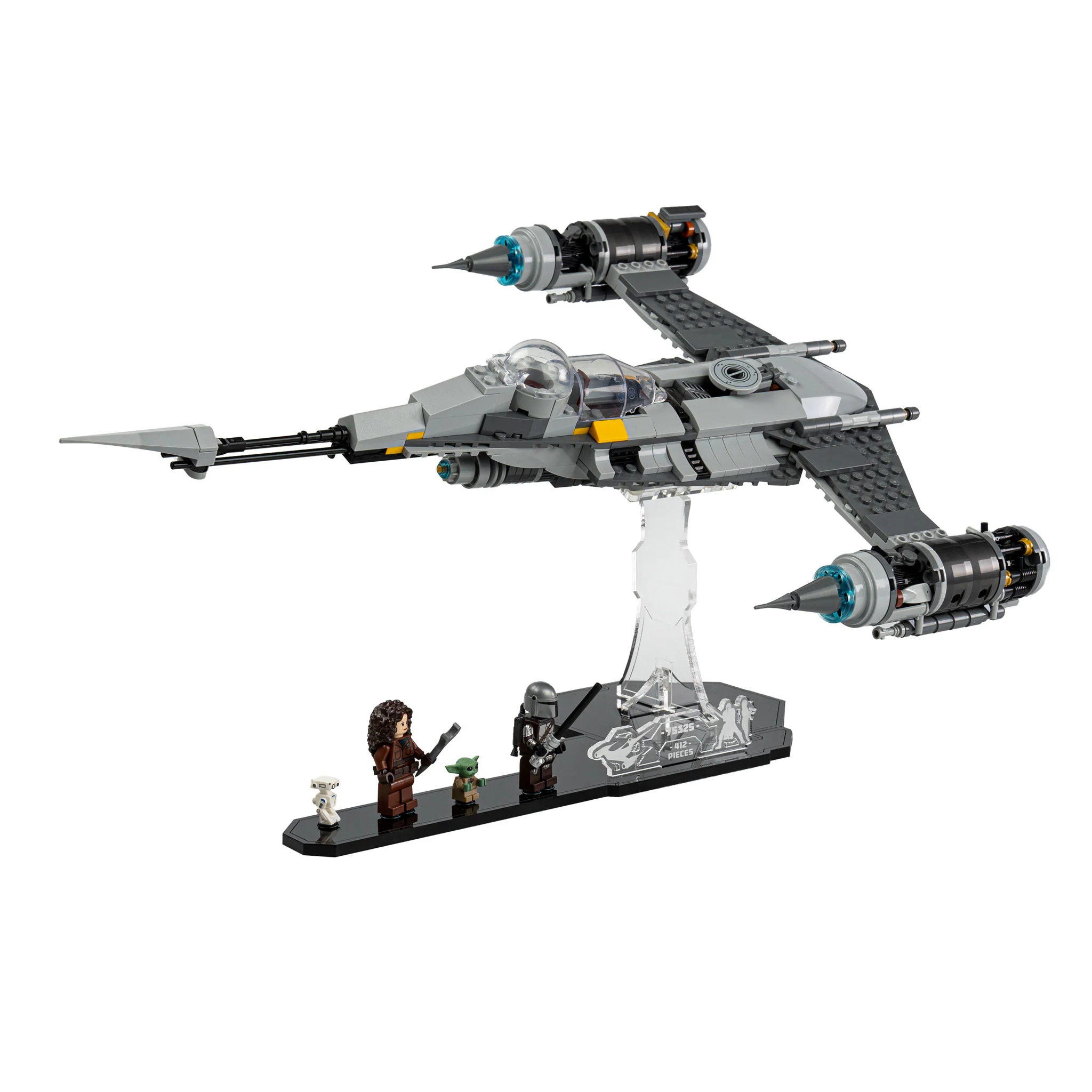 Display Stand for LEGO® Star Wars™ The Mandalorian's N1 Starfighter™ (75325) - Image 3