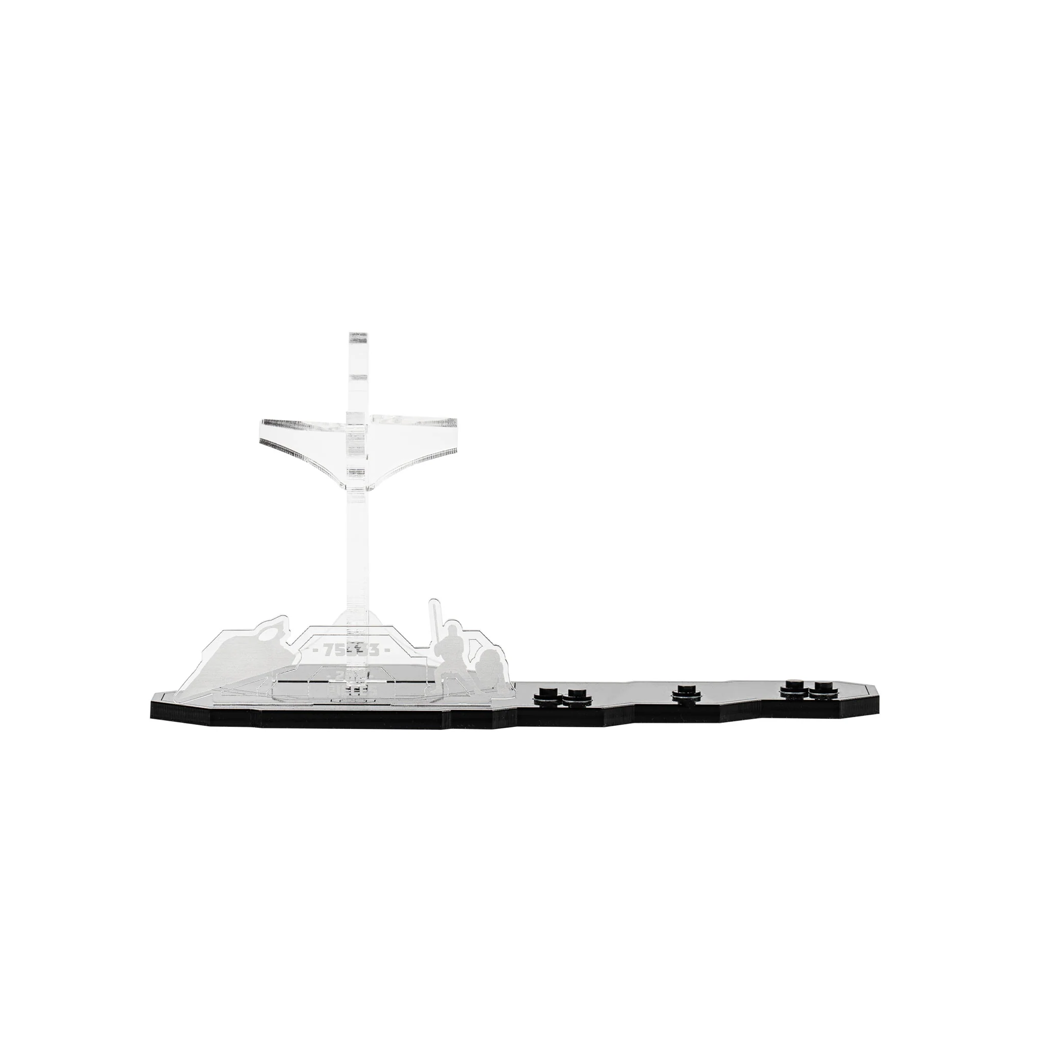 Display Stand for LEGO® Star Wars Obi-Wan Kenobi's Jedi Starfighter (75333) - Image 4