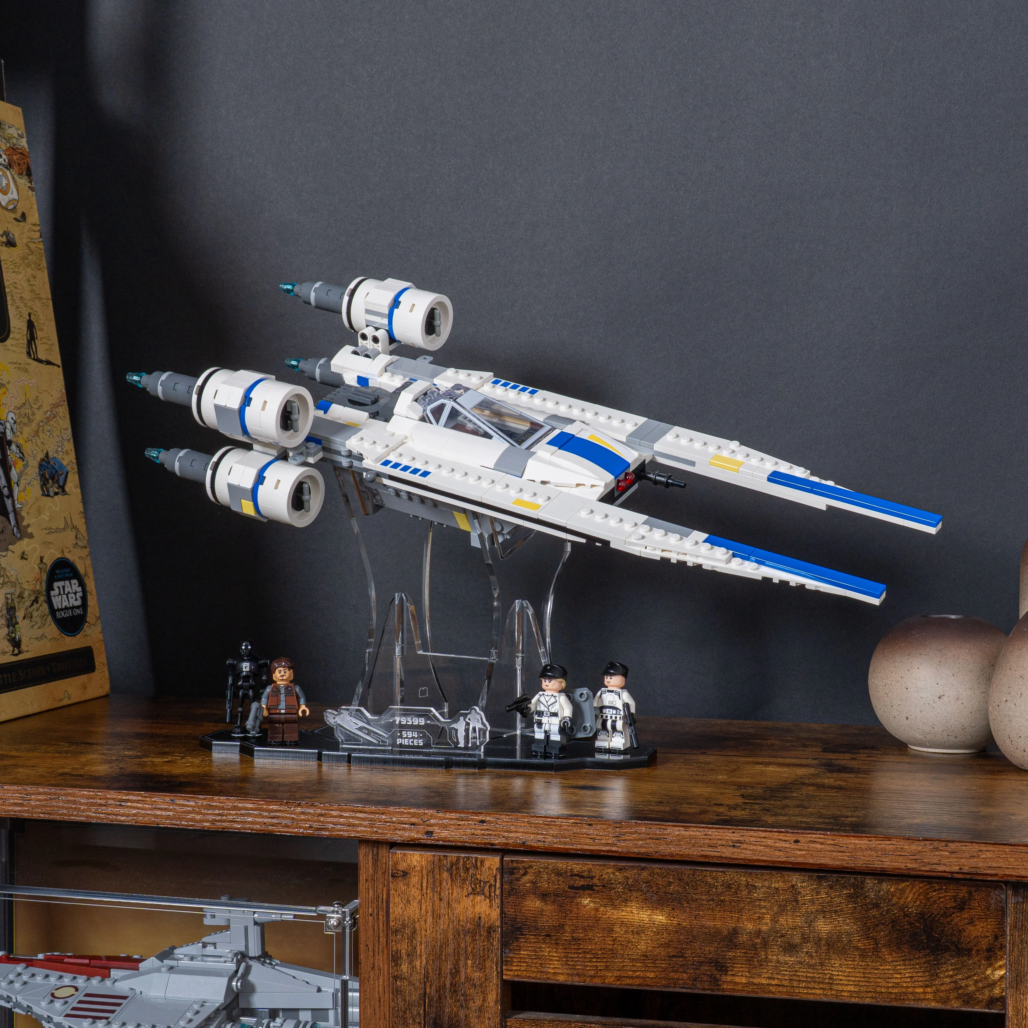 Display Stand for LEGO® Star Wars: Rebel U-Wing Starfighter (75399) - Image 7