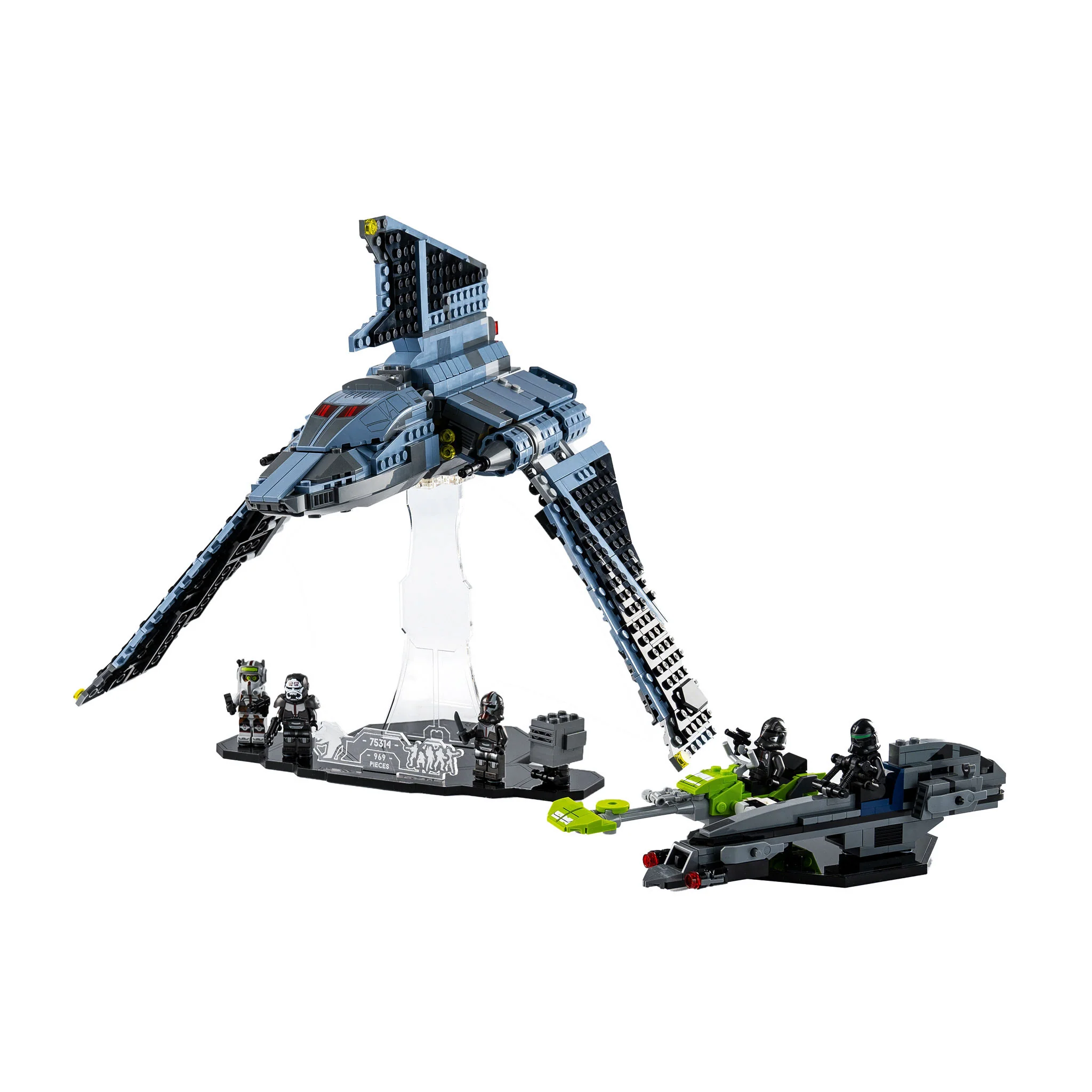 Display Stand for LEGO® Star Wars™ The Bad Batch™ Attack Shuttle (75314) - Image 4
