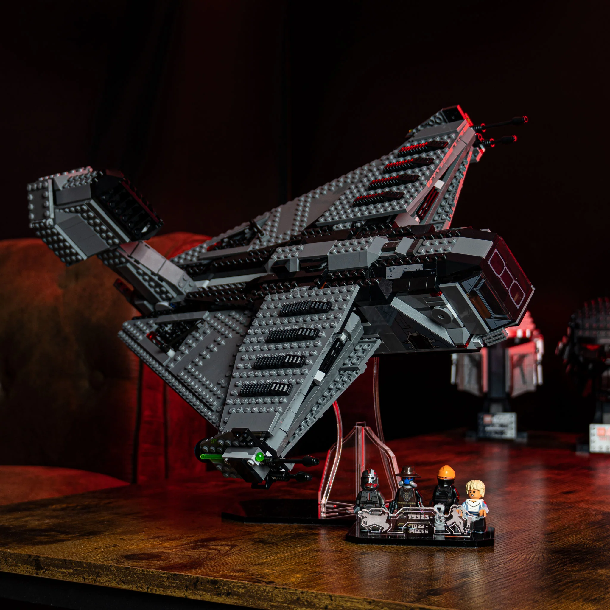 Display Stand for LEGO® Star Wars™ The Justifier (75323) - Image 3