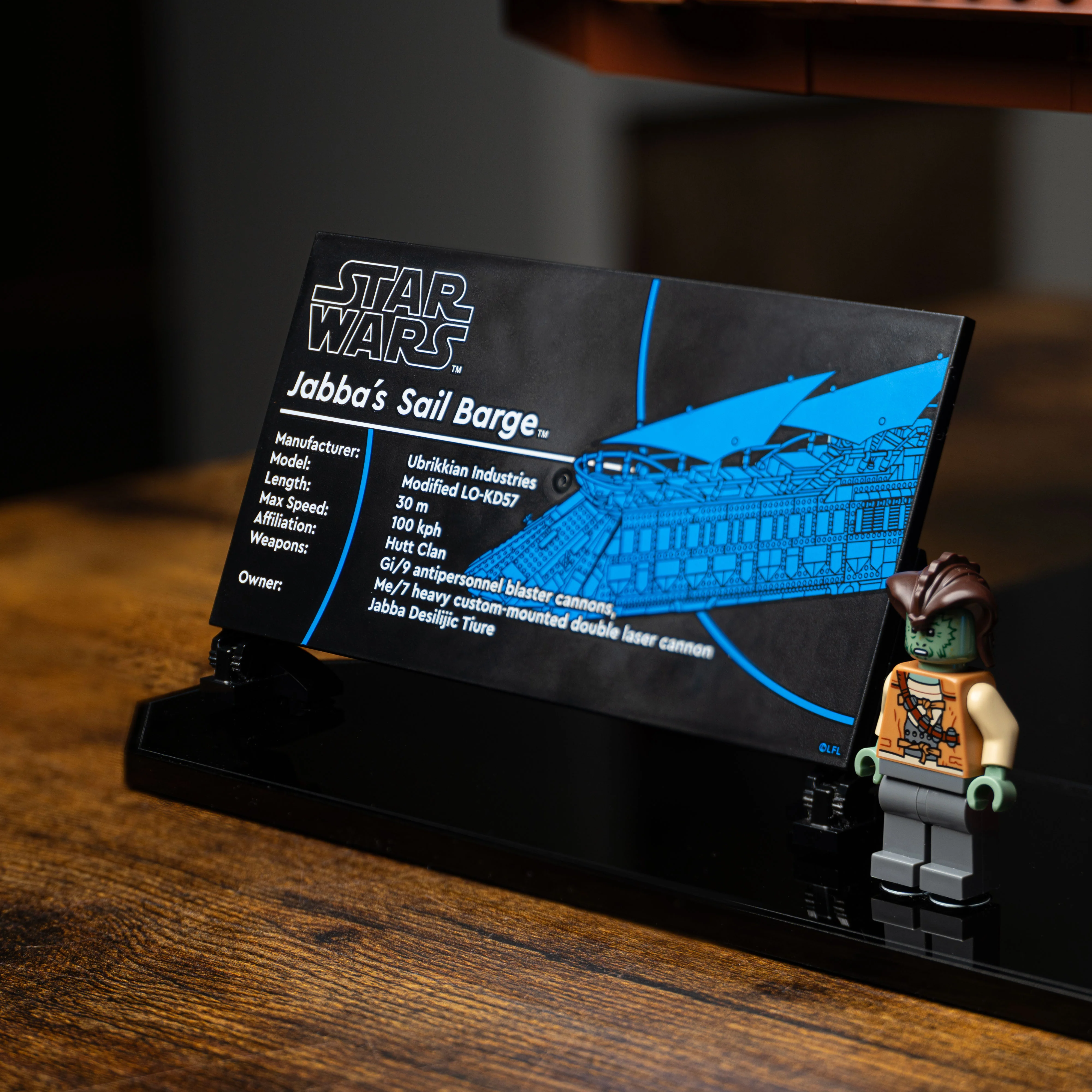Display Stand for LEGO® Star Wars™ UCS Jabba’s Sail Barge (75397) - Image 11