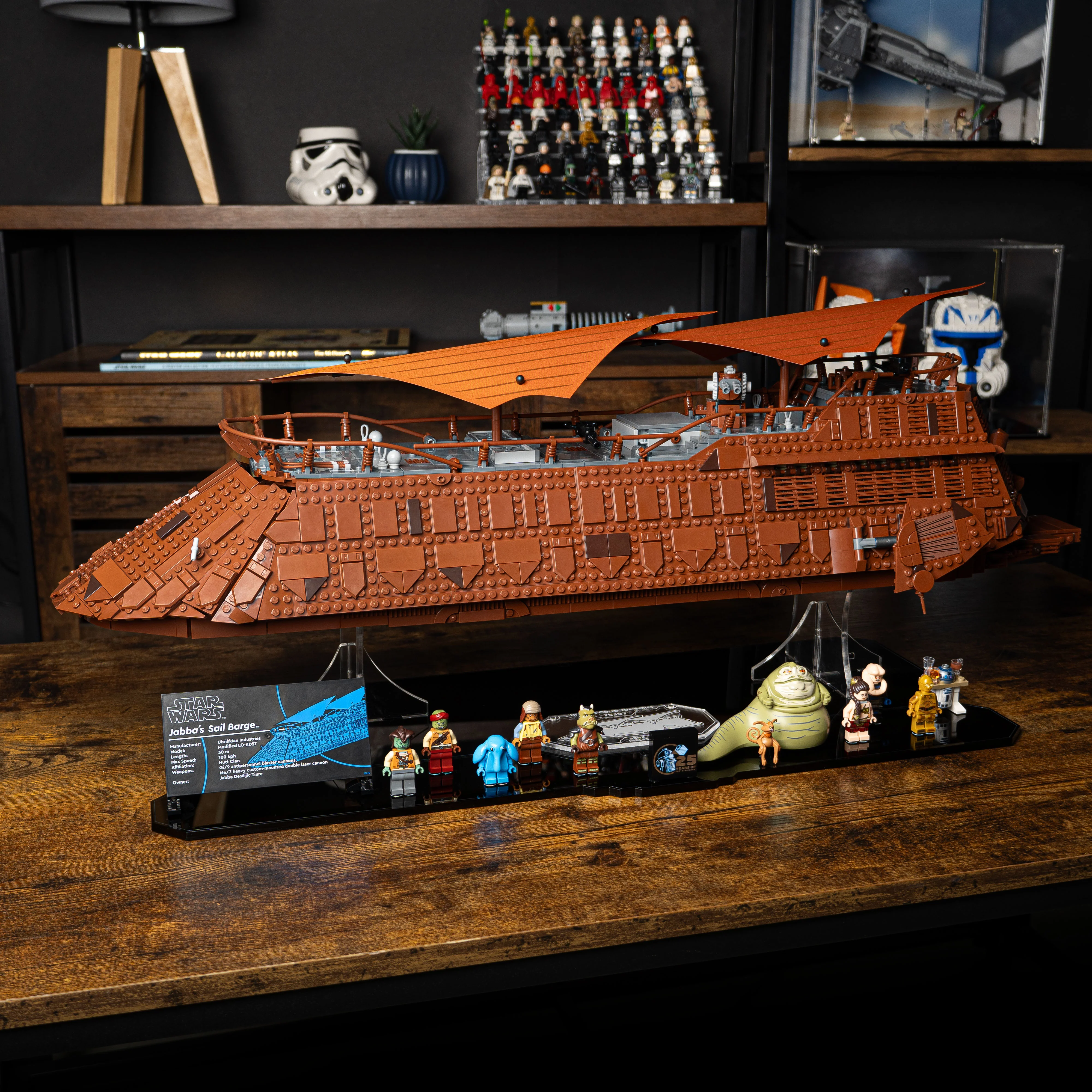 Display Stand for LEGO® Star Wars™ UCS Jabba’s Sail Barge (75397) - Image 12