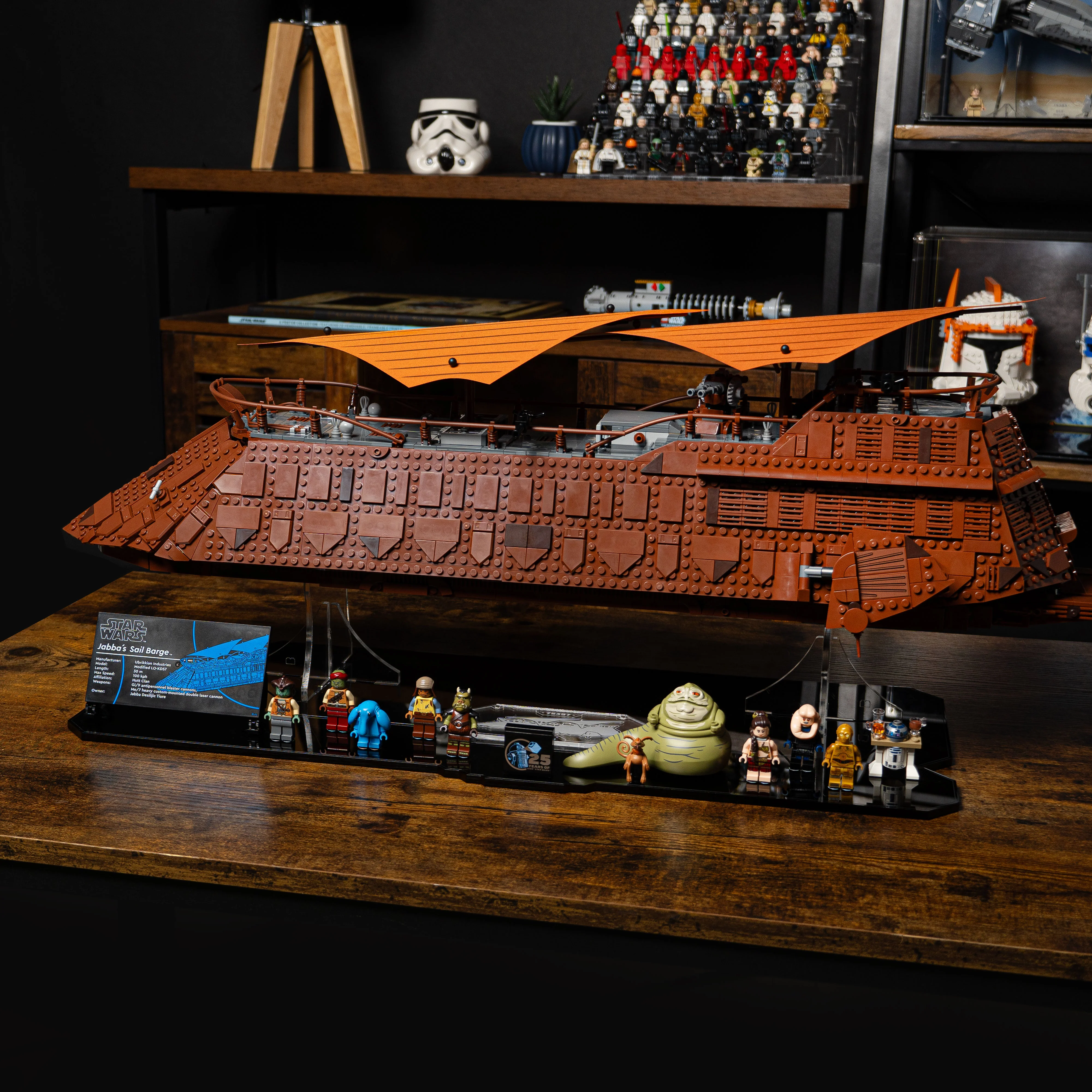 Display Stand for LEGO® Star Wars™ UCS Jabba’s Sail Barge (75397) - Image 13