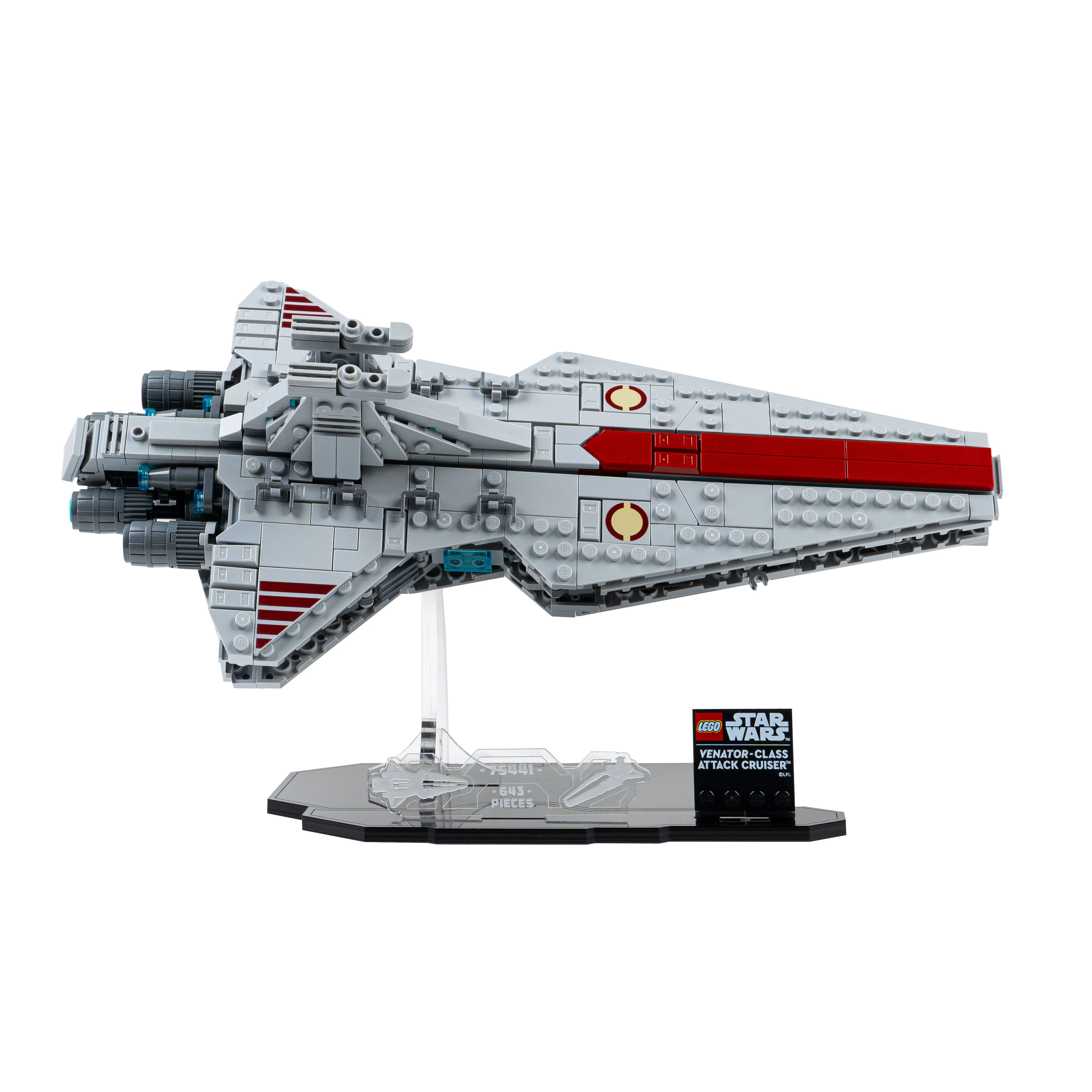Display Stand for LEGO® Star Wars: Venator-Class Attack Cruiser™ (75441) - Image 2