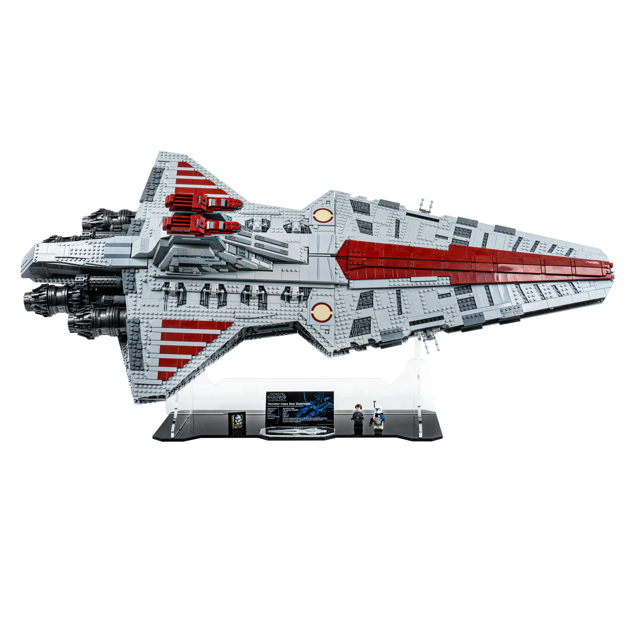 Display Stand for LEGO® Star Wars™ Venator-Class Republic Attack Cruiser (75367) - Image 2