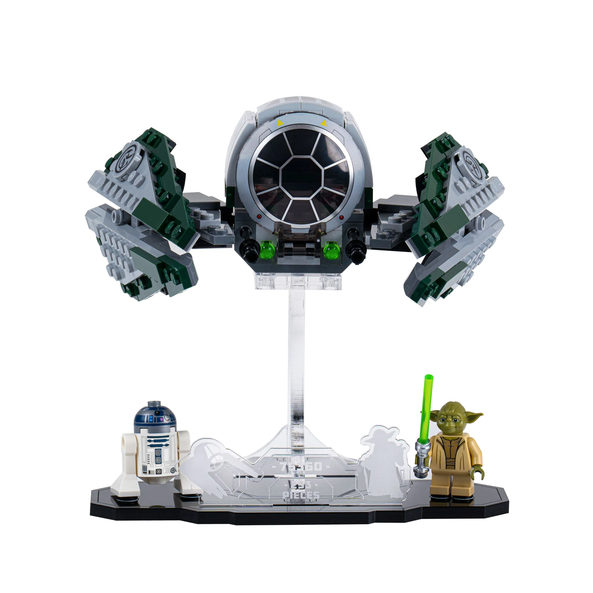 Display Stand for LEGO® Star Wars Yoda's Jedi Starfighter™ (75360) - Image 2