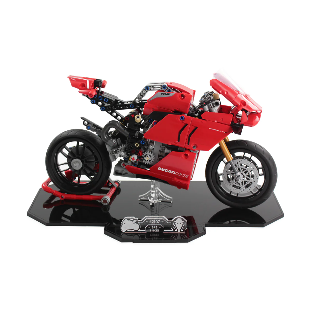 Display Stand for LEGO® Technic: Ducati Panigale V4 R (42107) - Image 2