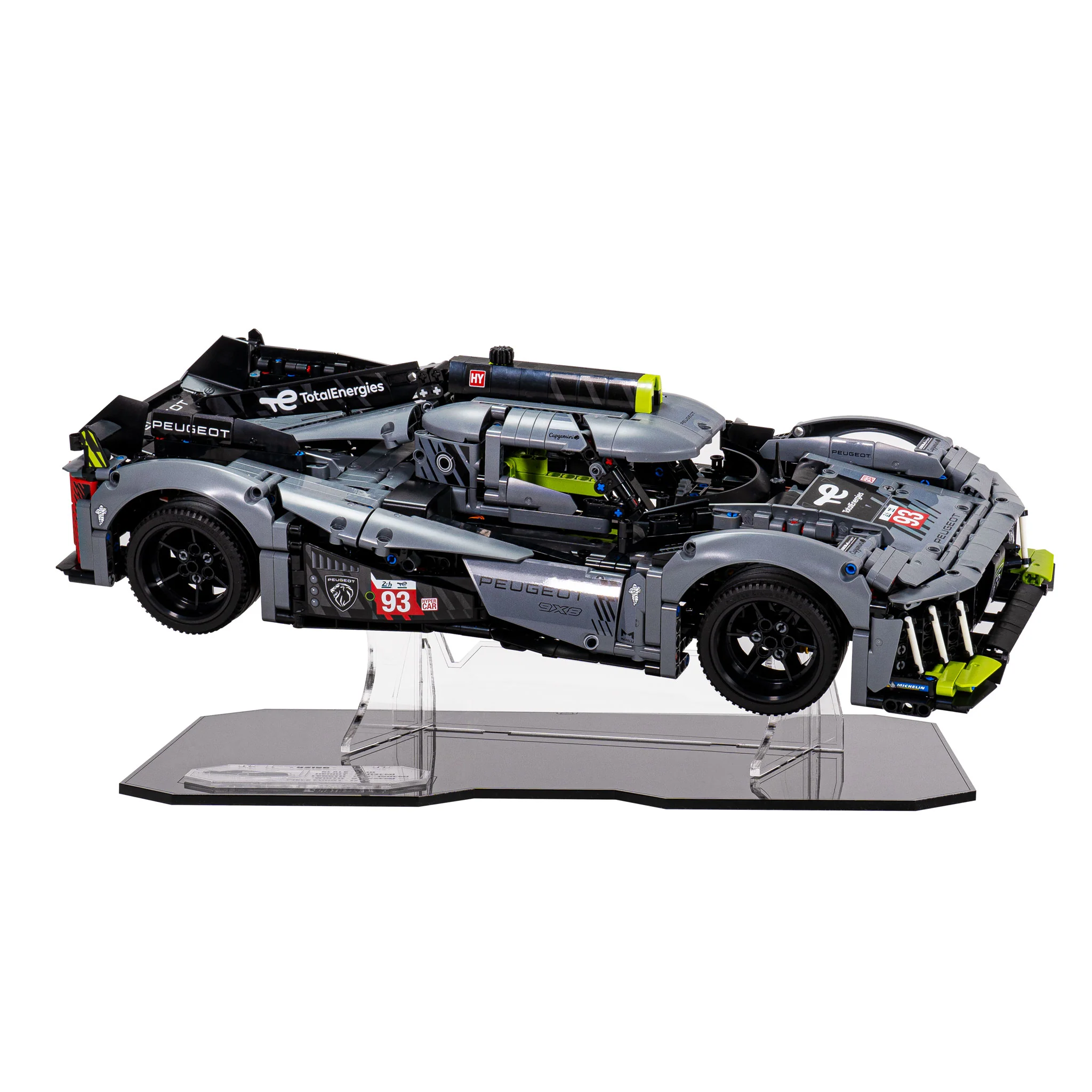 Display Stand for LEGO® Technic: PEUGEOT 9X8 24H Le Mans Hybrid Hypercar (42156) - Image 3