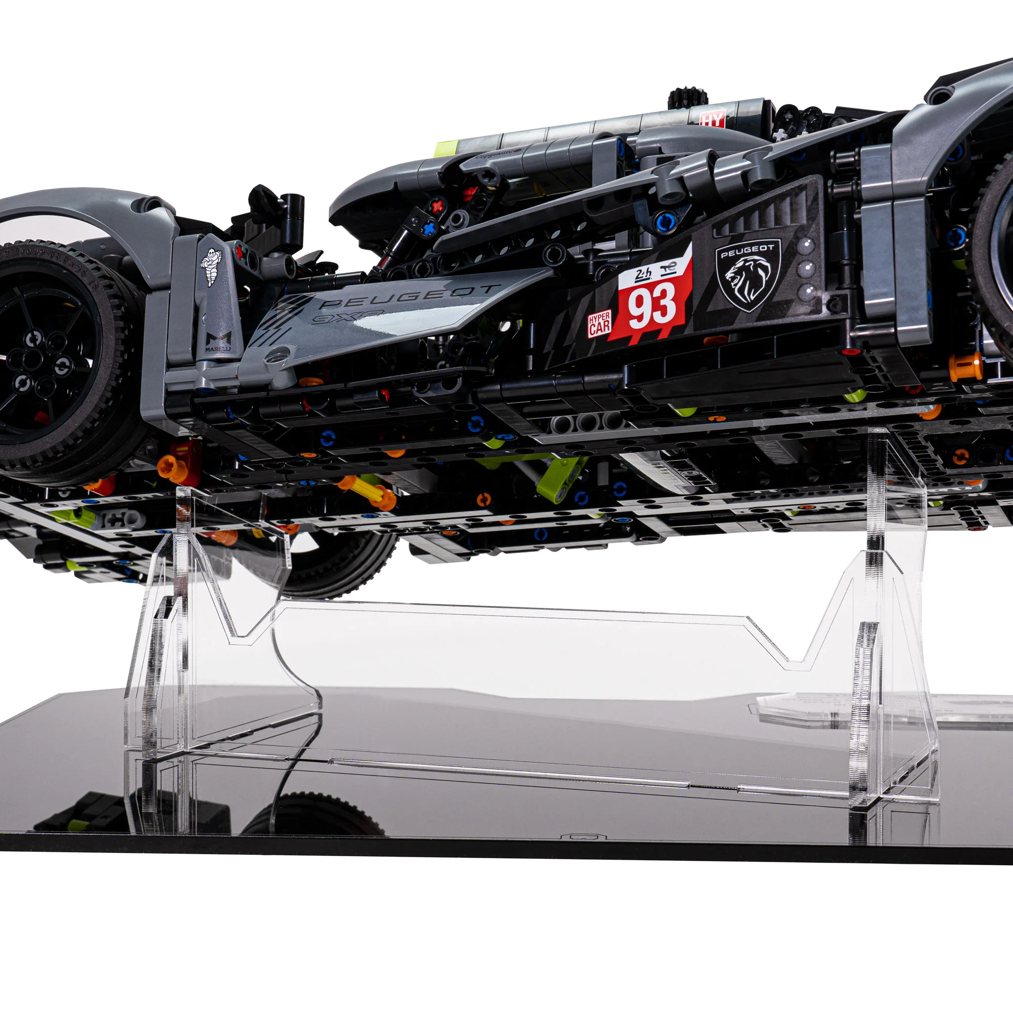 Display Stand for LEGO® Technic: PEUGEOT 9X8 24H Le Mans Hybrid Hypercar (42156) - Image 9