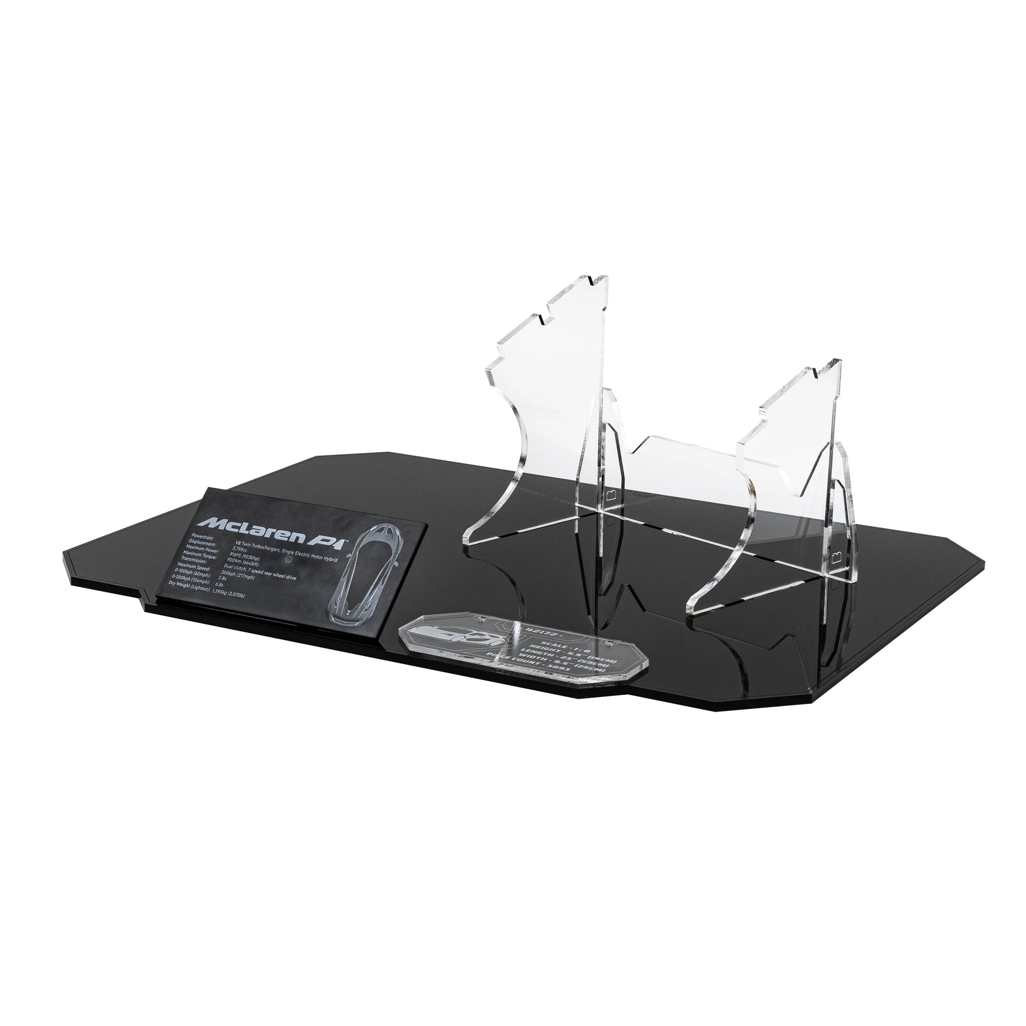 Display Stand with Plaque for LEGO® Technic™ McLaren P1™ (42172) - Image 2