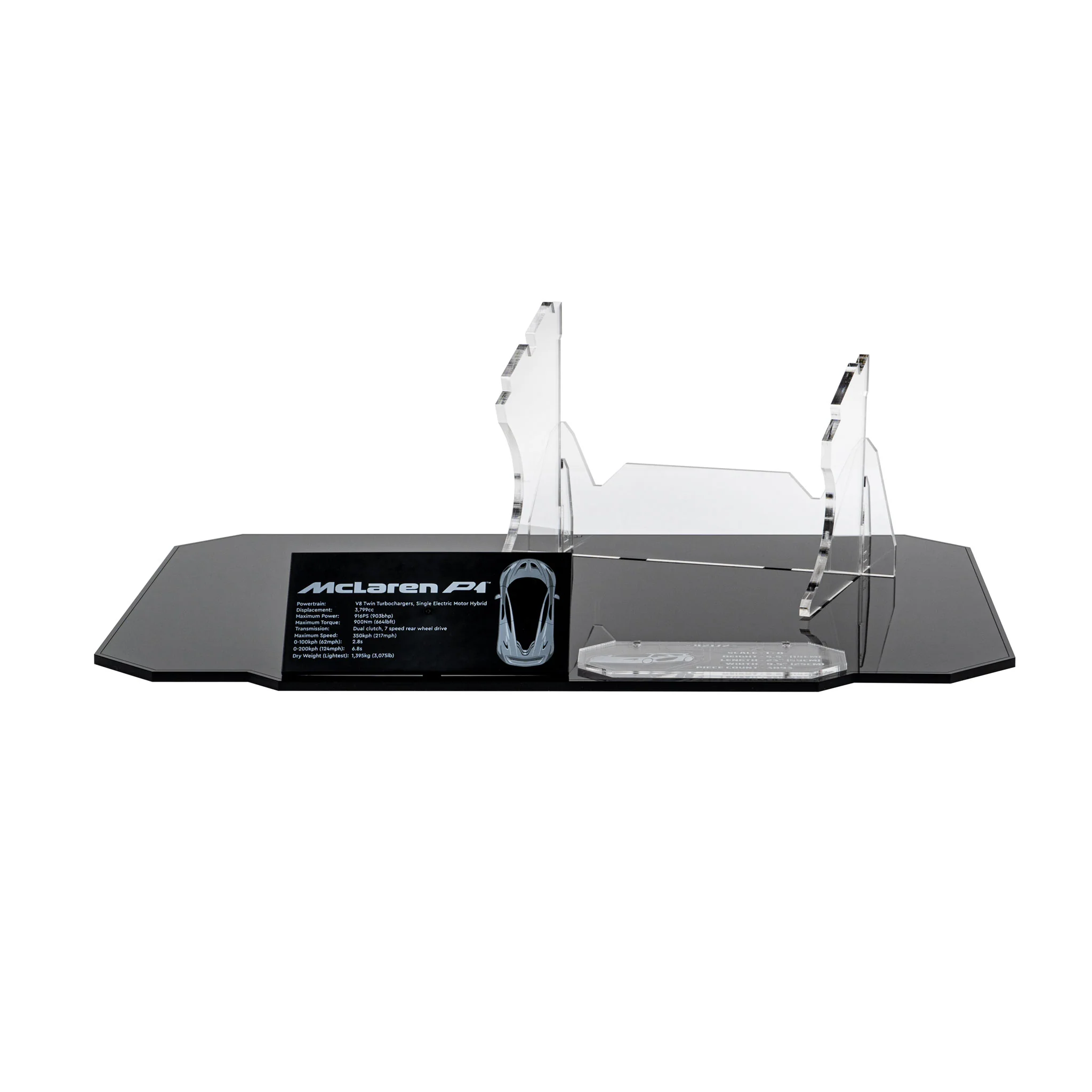 Display Stand with Plaque for LEGO® Technic™ McLaren P1™ (42172) - Image 4