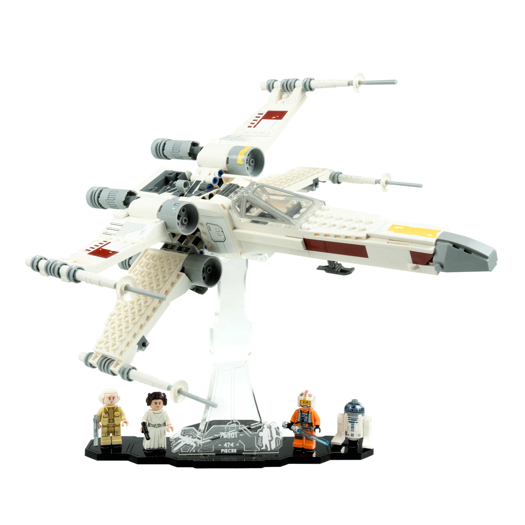 Display Stand for LEGO® Star Wars™ Luke Skywalker’s X-Wing Fighter (75301)