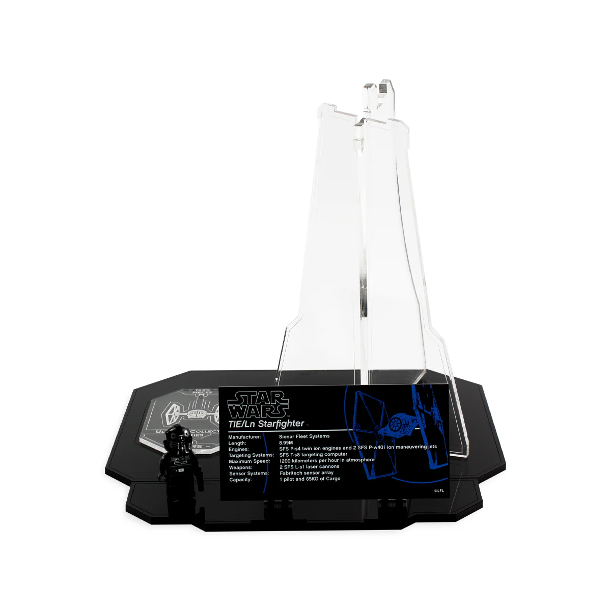 Display Stand for LEGO® Star Wars™ UCS TIE Fighter (75095) - Image 3