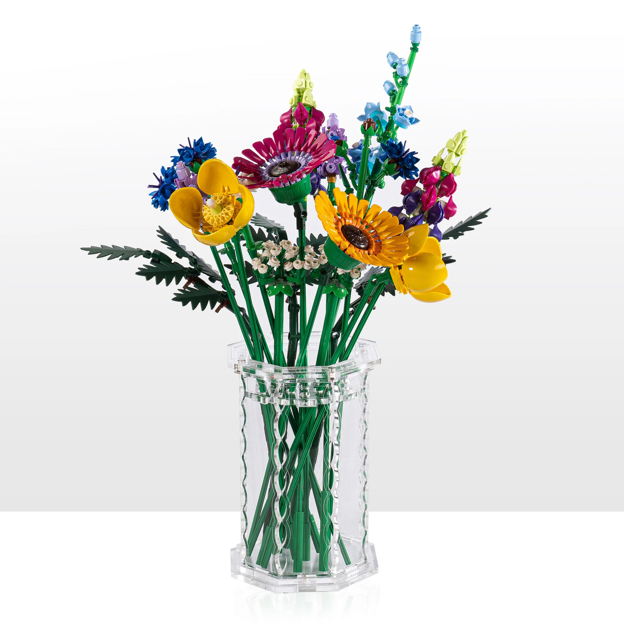 Large Display Vase for LEGO® Flowers - Clear - Image 10